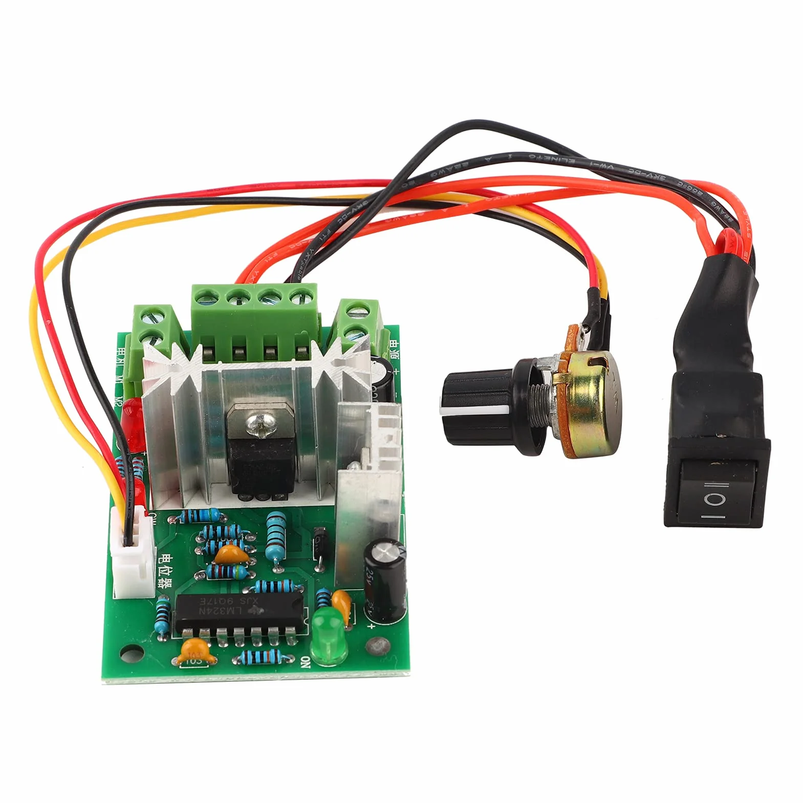 Regulator prędkości silnika prądu stałego PWM 5-30 V 6A 150 W odwracalny