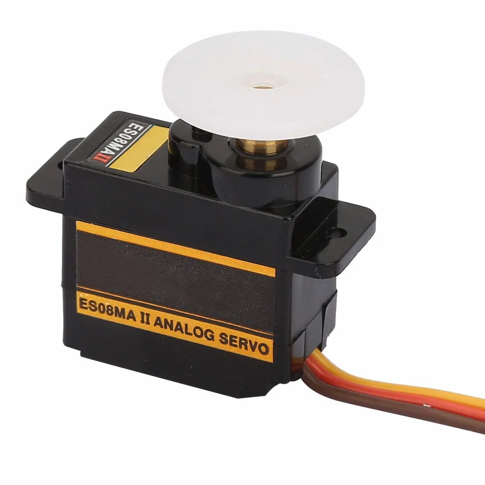 Wysoka prędkość 12 g / 1,8 kg / 10 sekund Analogowe serwo Metal Gear, Metal Gear Servo, wysokowydajne roboty Super gładkie do stałych skrzydeł ES08MA II
