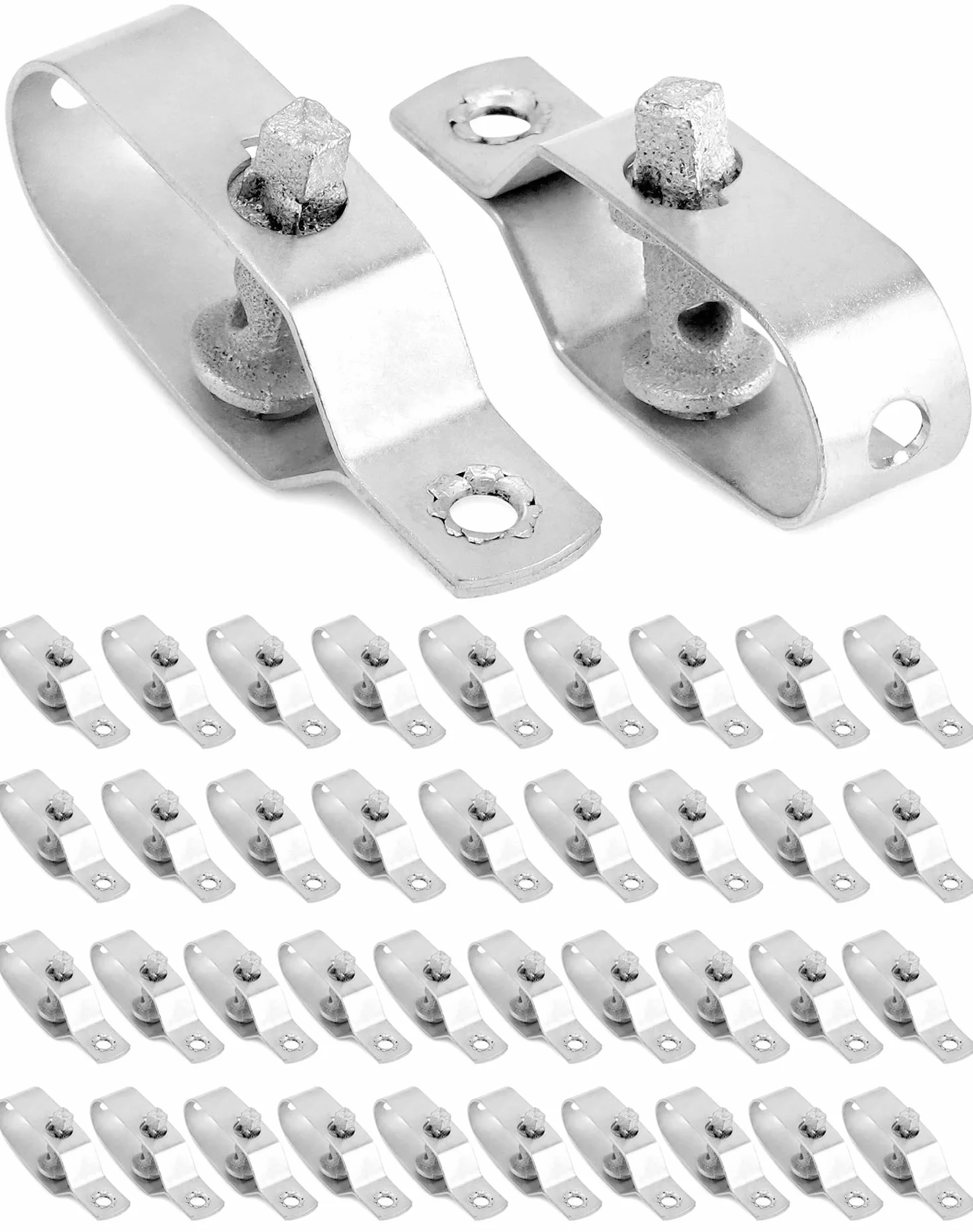 QWORK® 40 sztuk napinaczy do ogrodzenia, 90MM do ogrodzenia, ogrodnictwa, drutu z kurczaka