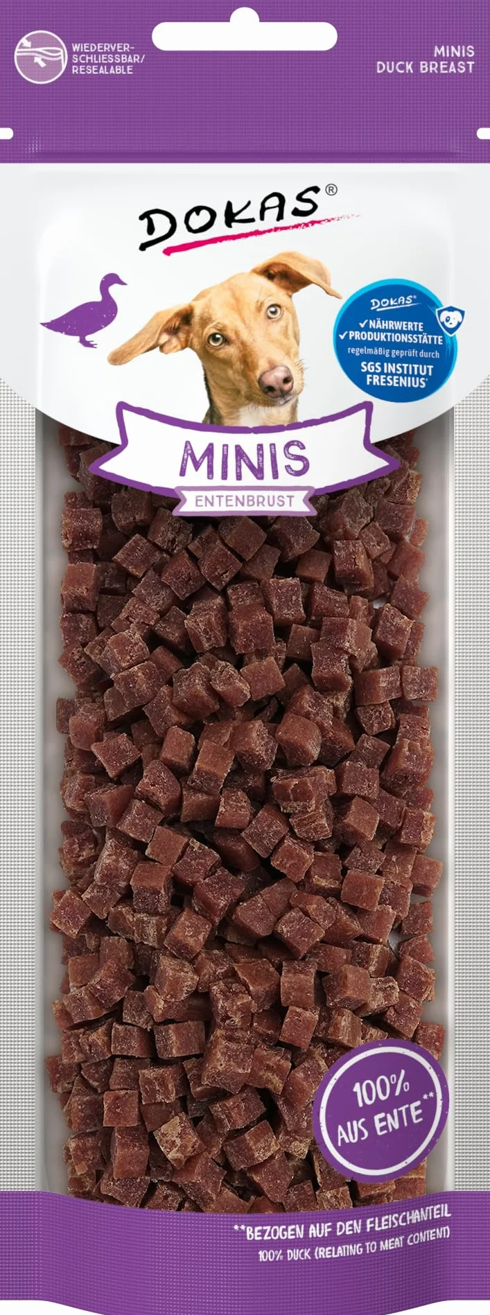 DOKAS Minis – bezzbożowa przekąska premium dla psów – idealna do treningu