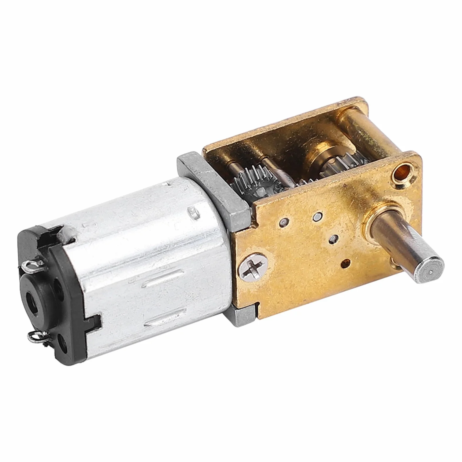 Silnik przekładniowy 1218GE-N20, miniaturowa przekładnia ślimakowa, metalowy reduktor, DC 6V 70 RPM
