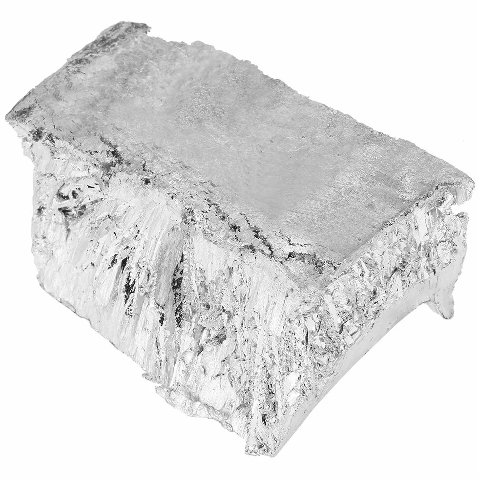 Sztabka Cynku, 1 Kg / 2,2 Funta Wysoka czystość 99,995% Cynk Zn Próbka Bryły Bloku Metalu