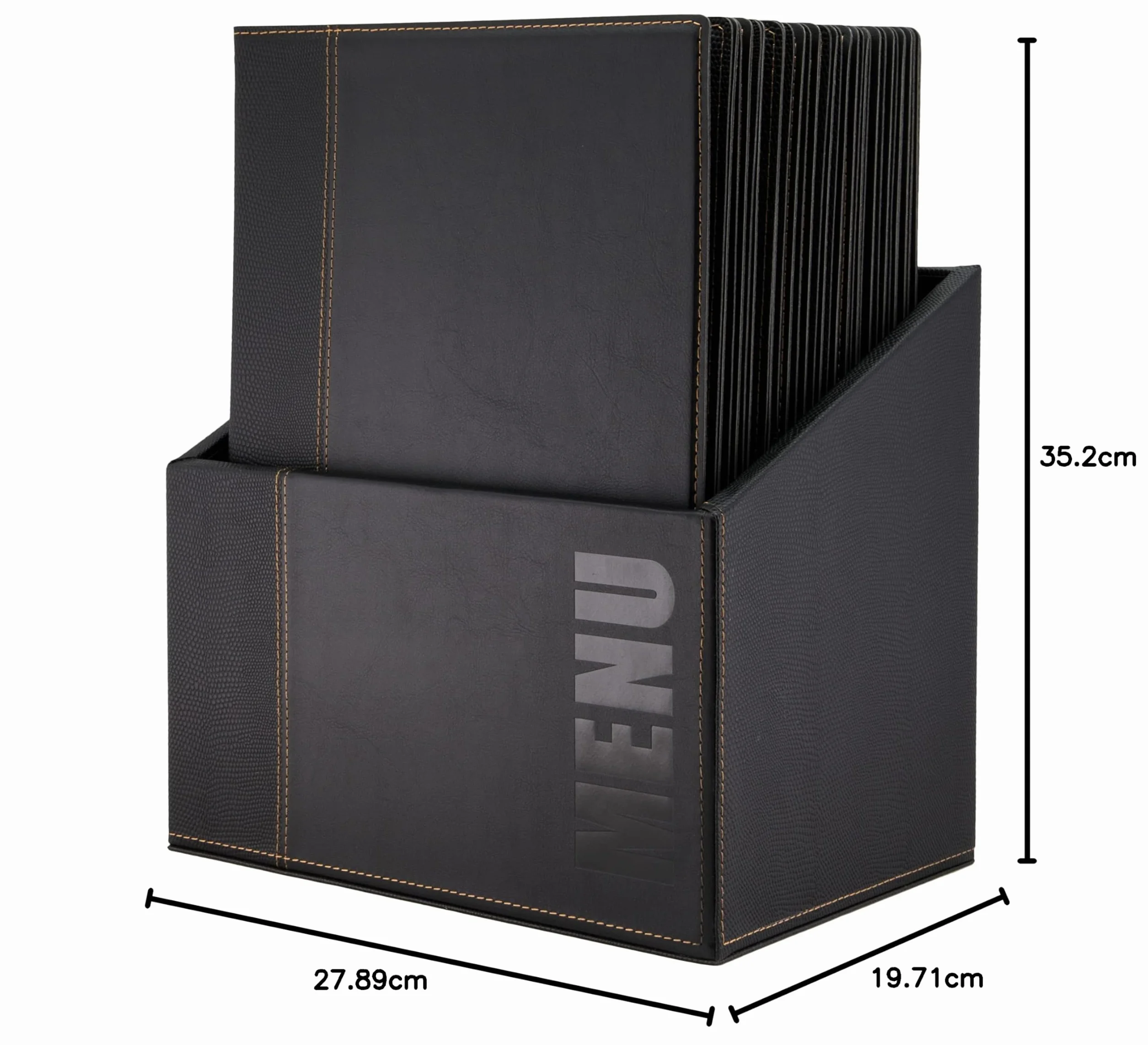 Menu Restauracyjne Securit Trendy Range Czarny 20 kart A4