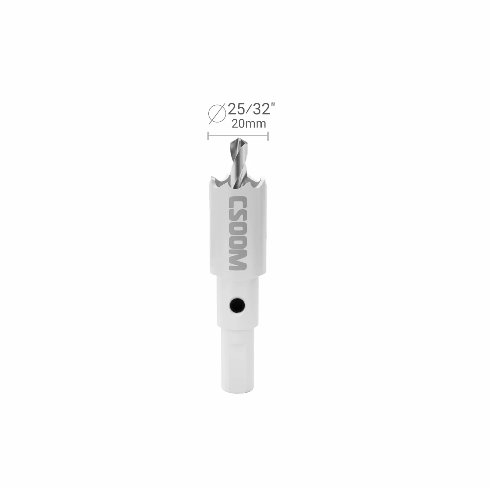 CSOOM 20mm M42 Bimetalowa otwornica do drewna, tworzywa, płyty g-k i blachy