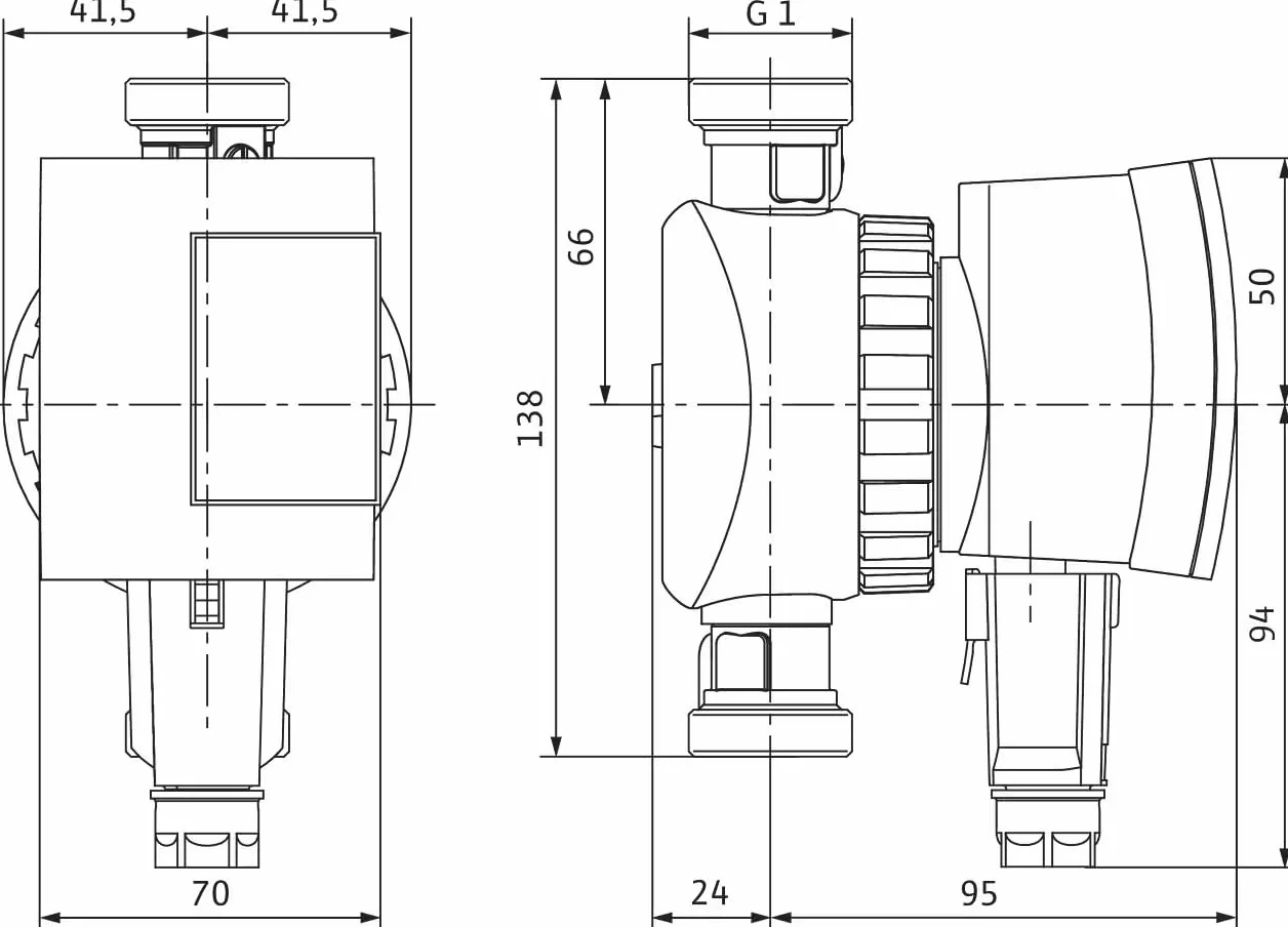 Wilo Pompa obiegowa Star-Z NOVA 1.0 A | cyrkulacyjna | długość konstrukcyjna 138 mm | 5 W | do ciepłej wody użytkowej