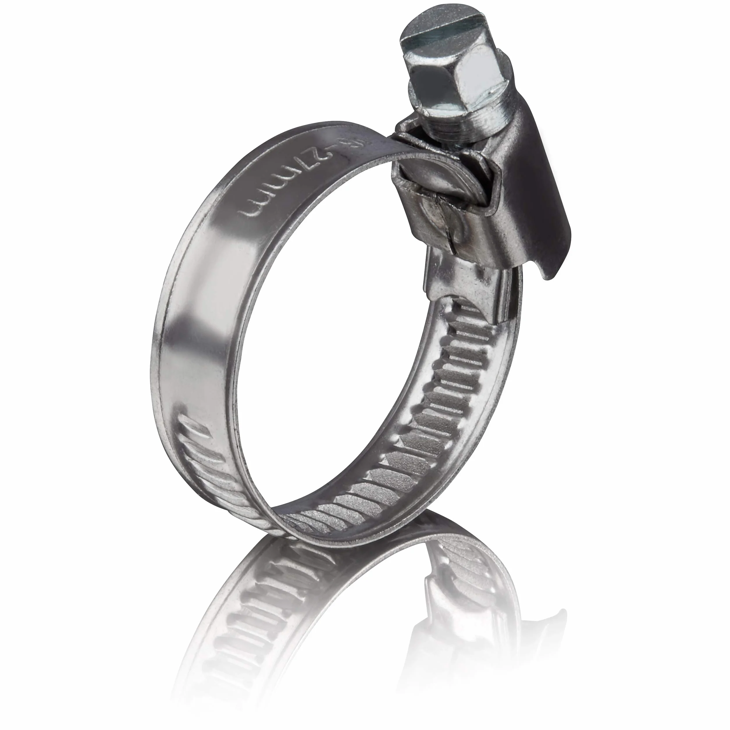 Obejmy do węża DIN3017 16-27 mm stal nierdzewna V4A W5 taśma 9 mm zestaw 6 sztuk