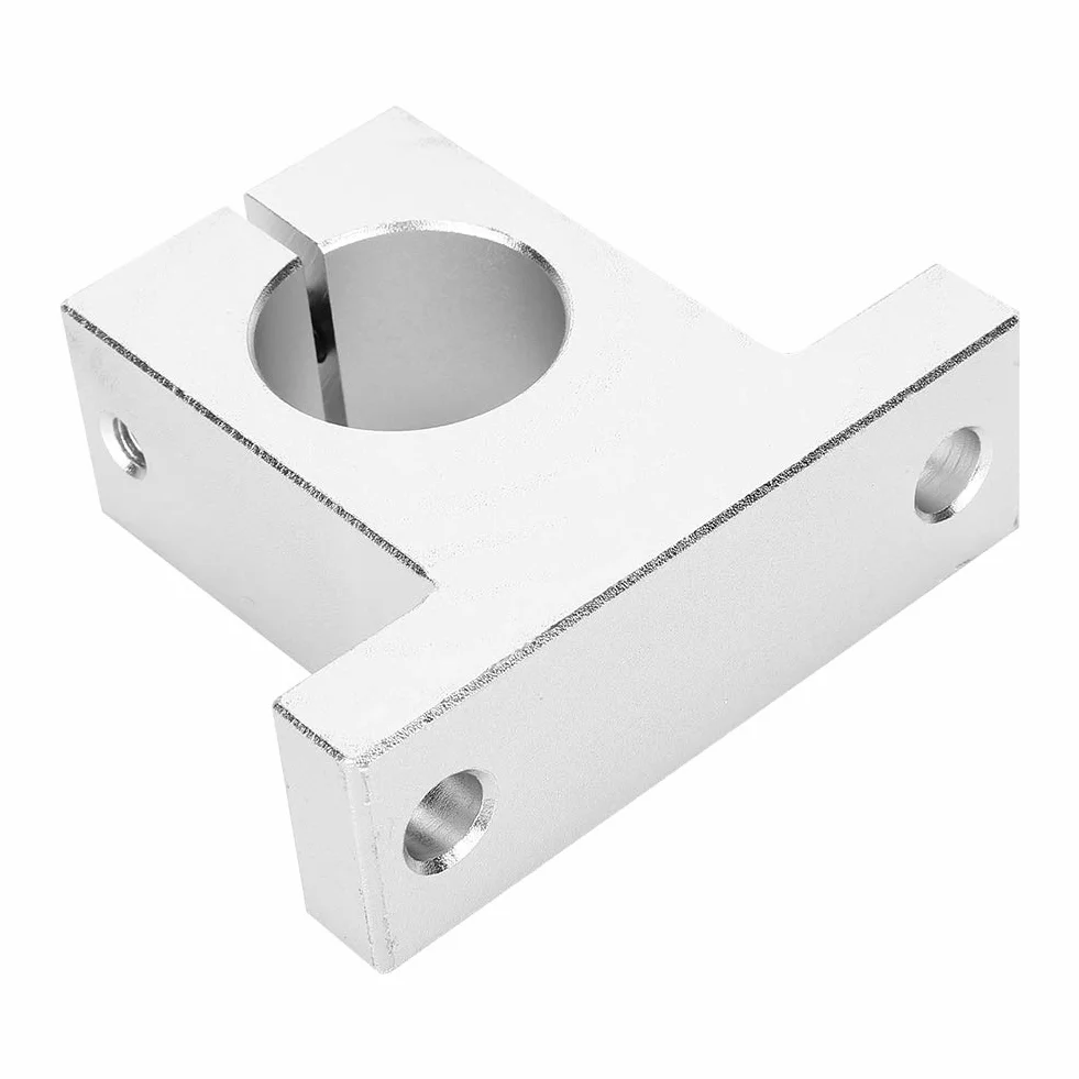 Wspornik wału drążka liniowego, średnica wewnętrzna 20 mm, 2 szt. Wytrzymała prowadnica zaciskowa o wysokiej wytrzymałości do wału o dużej wytrzymałości