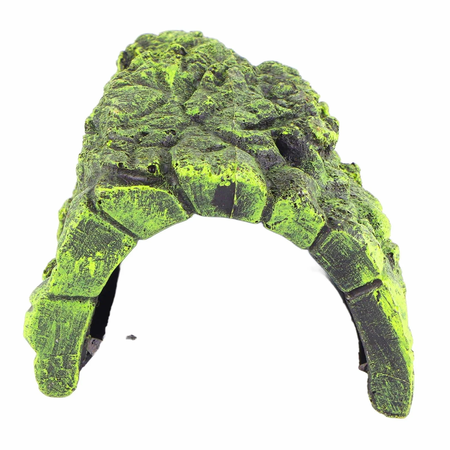 Kamienna Jaskinia Schronienie żywica Ukrywająca żółw Dom dla Gadów żółw Ryba żaba Zoo Dekoracja Akwarium Ornament(13.5 x 11 x 8cm)