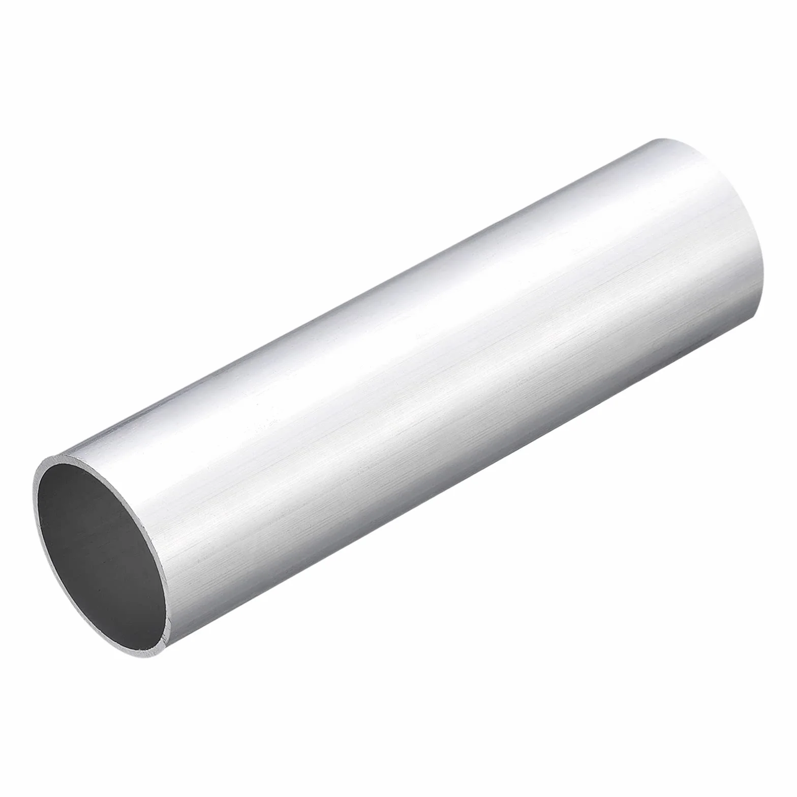 sourcing map 6063 aluminiowa okrągła rura 40 mm AD 37 mm średnica wewnętrzna 150 mm długość węże rurowe do zastosowań przemysłowych, projektów rękodzielniczych