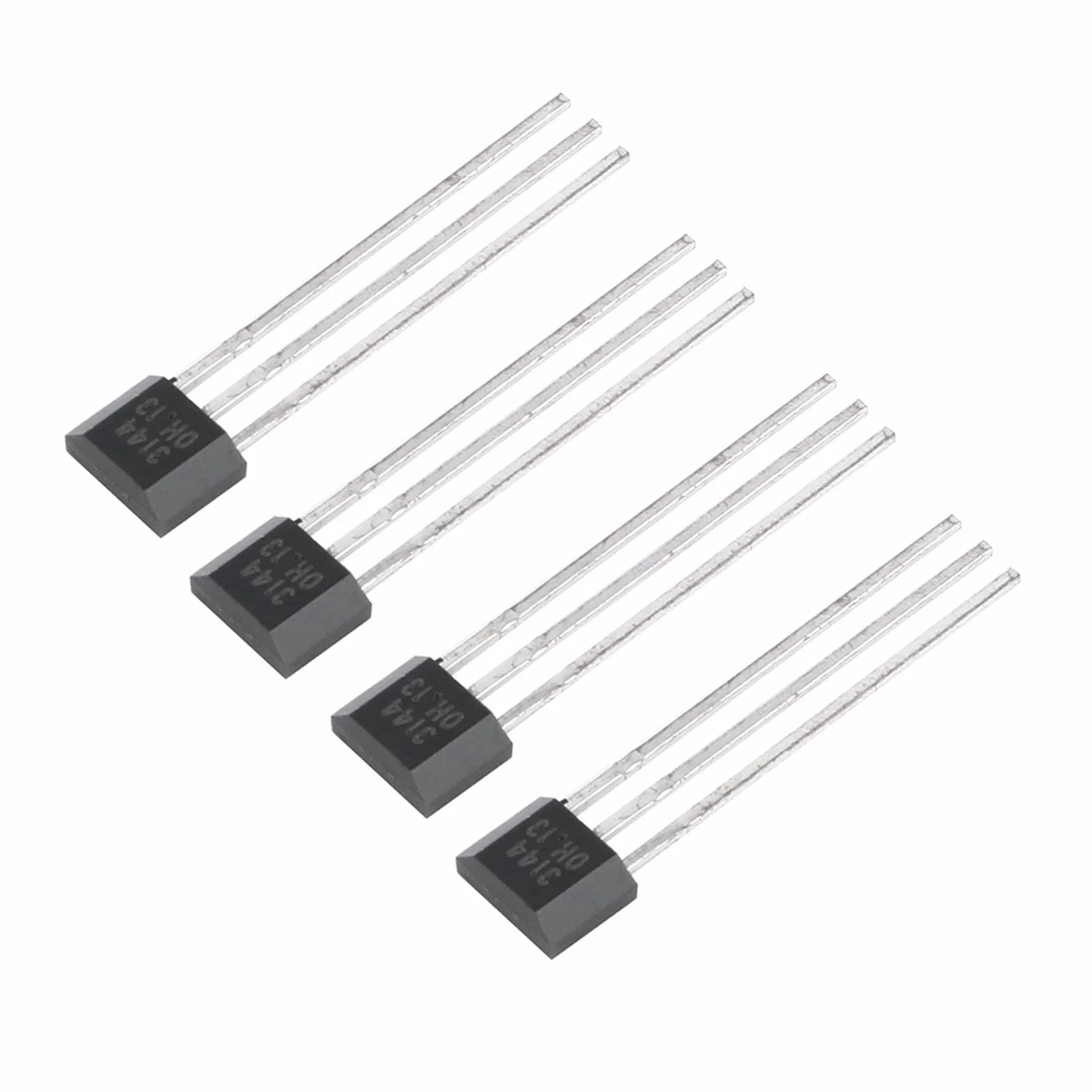10 sztuk/partia A3144 3144E OH3144E 3-pinowy TO-92UA SIP Czujnik efektu Halla przełącznik do zabawek elektronicznych i sprzętu sportowego