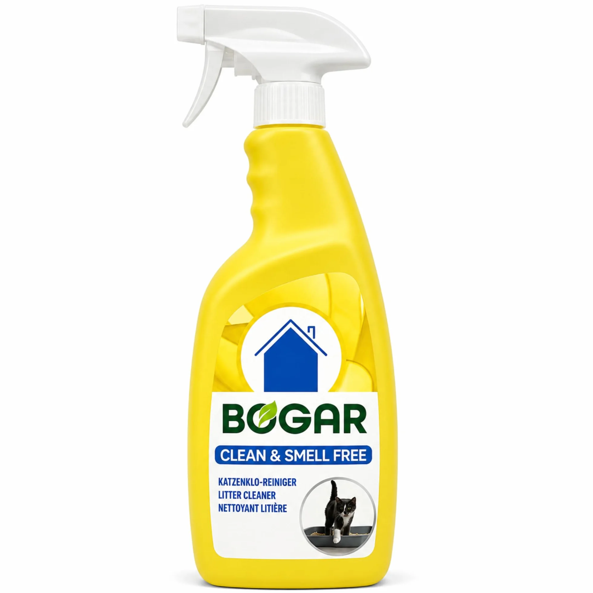 bogaclean czysty i bezzapachowy pojemnik na śmieci w sprayu