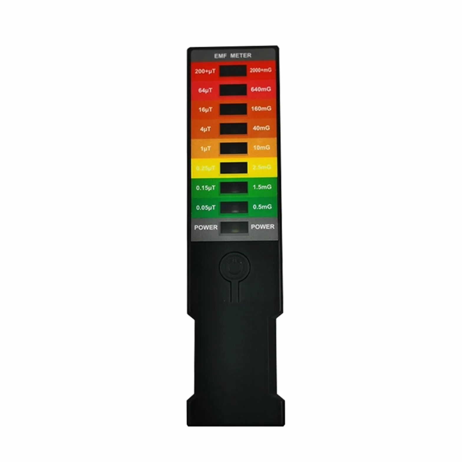 Detektor promieniowania, Pole elektromagnetyczne Miernik gaussa EMF Miernik EMF Monitor pola magnetycznego Środowiskowy detektor elektromagnetyczny Miernik Gaussa z 8 diodami LED