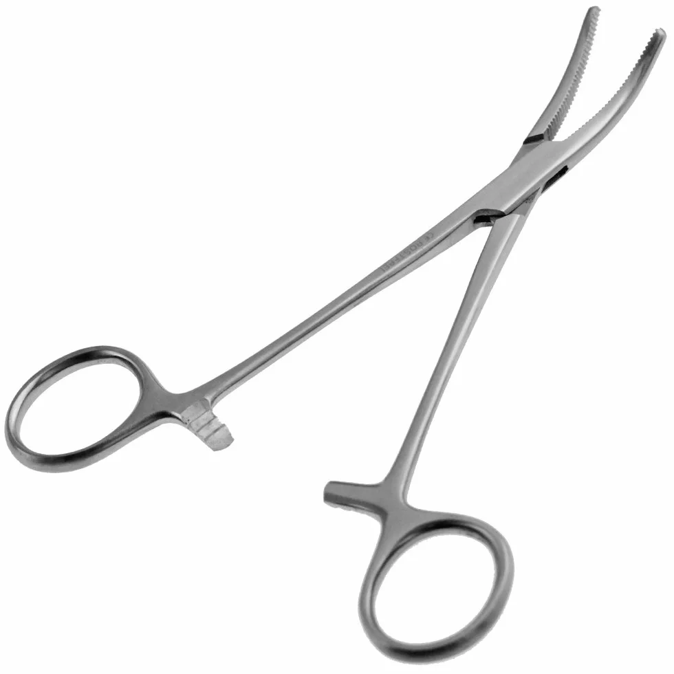 May Precyzyjny zacisk wygięty 16 cm z blokadą, szczypce zaciskowe ze stali nierdzewnej do hobby, rzemiosła, modelarstwa i wędkowania, nierdzewny zacisk do majsterkowania, do usuwania haczyków