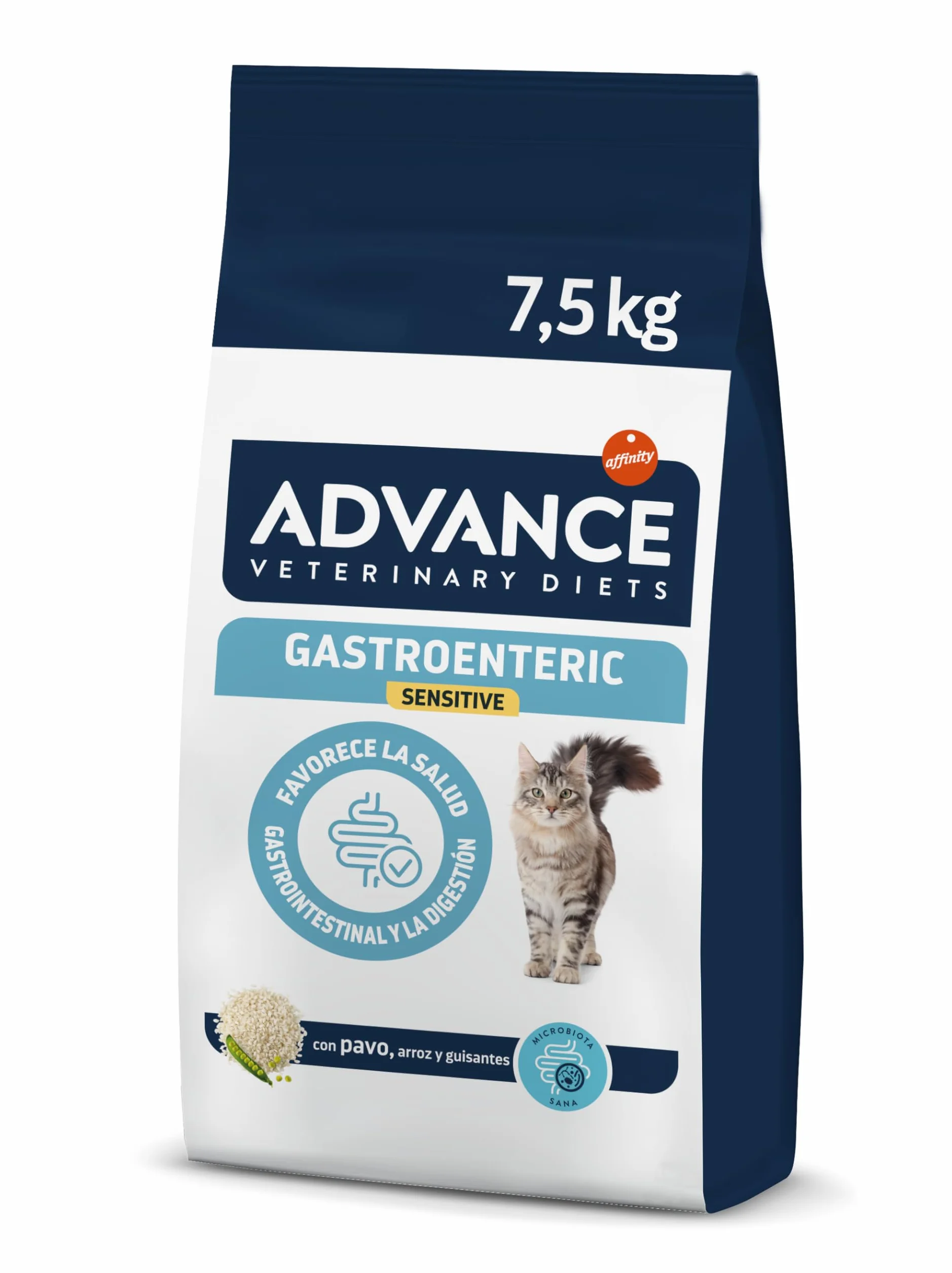Advance Veterinary Diets Sensitive Gastroenteric, karma dla kotów z zaburzeniami żołądkowo-jelitowymi, 7,5 kg
