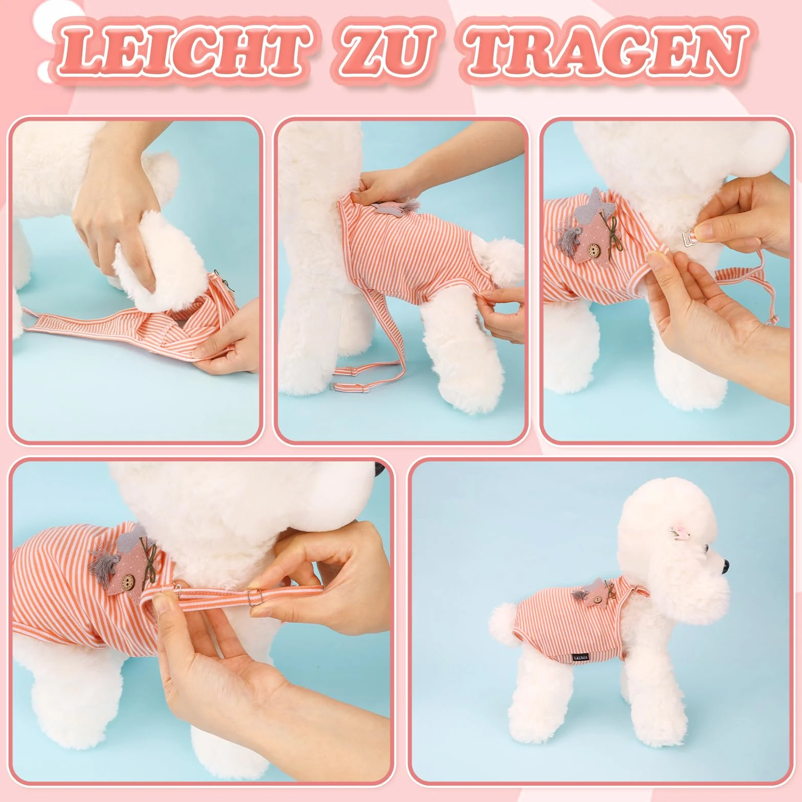 Pieluchy dla psów z regulowanymi ramiączkami, nadają się do prania i wielokrotnego użytku, w przypadku nietrzymania moczu, oddychające spodnie do biegania dla kobiet, higieniczne, wygodne i chłonne