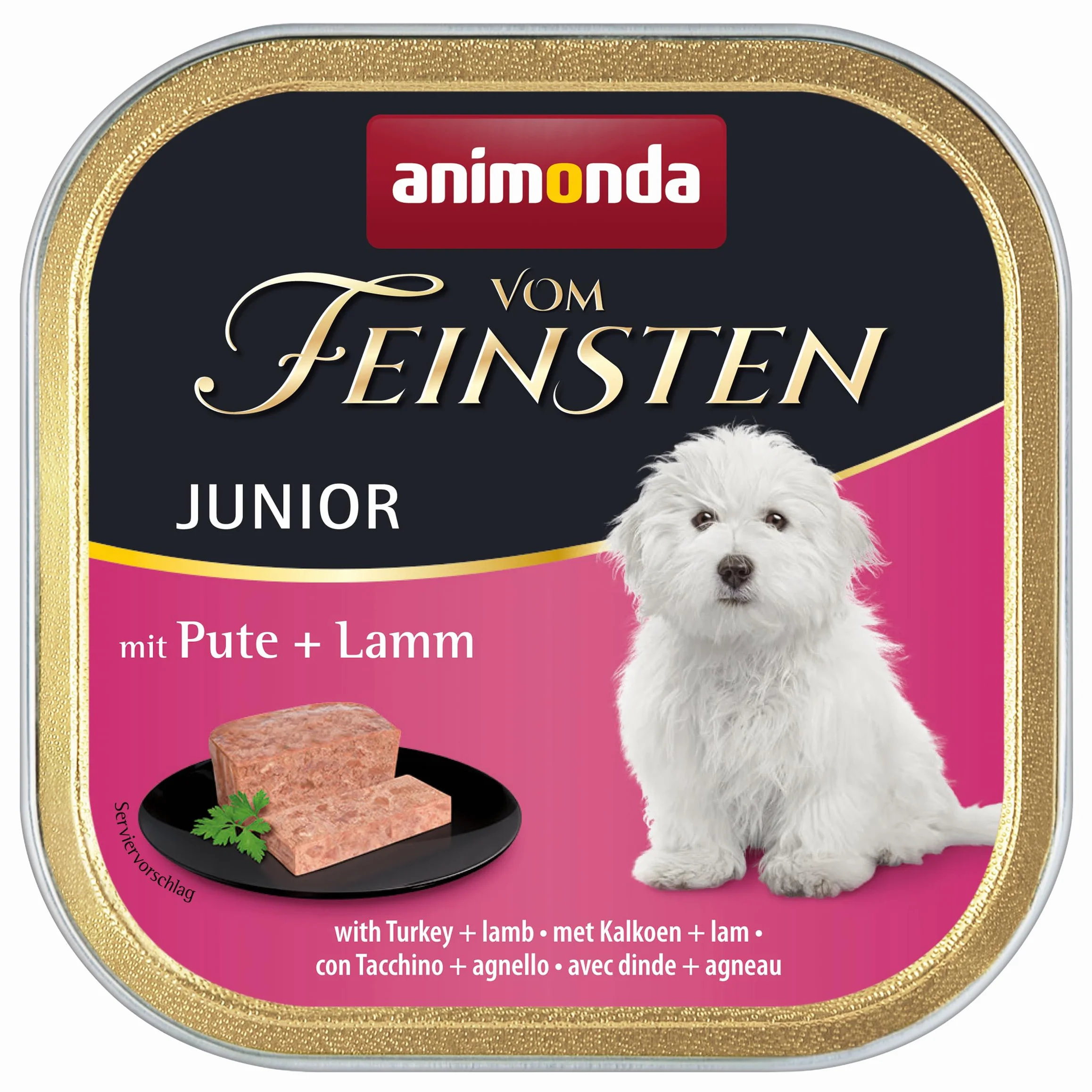Animonda vom Feinsten karma dla psów mokra z indykiem i jagnięciną 6 x 150 g