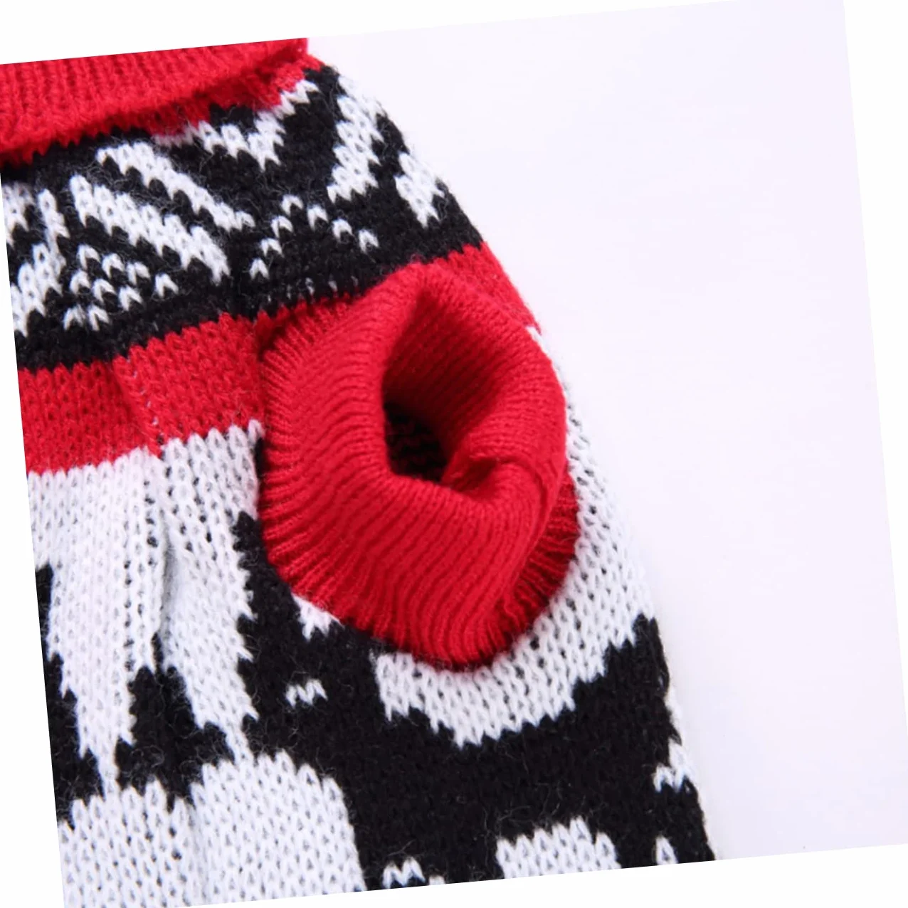 ORFOFE Sweter Dla Psa z Turtleneckiem Motyw Świąteczny Czerwony Sweter Zimę Xl Idealny Festiwale i Imprezy z Pupilem Wygodny i Łatwy Praniu Doskonały Świąteczne Zdjęcia