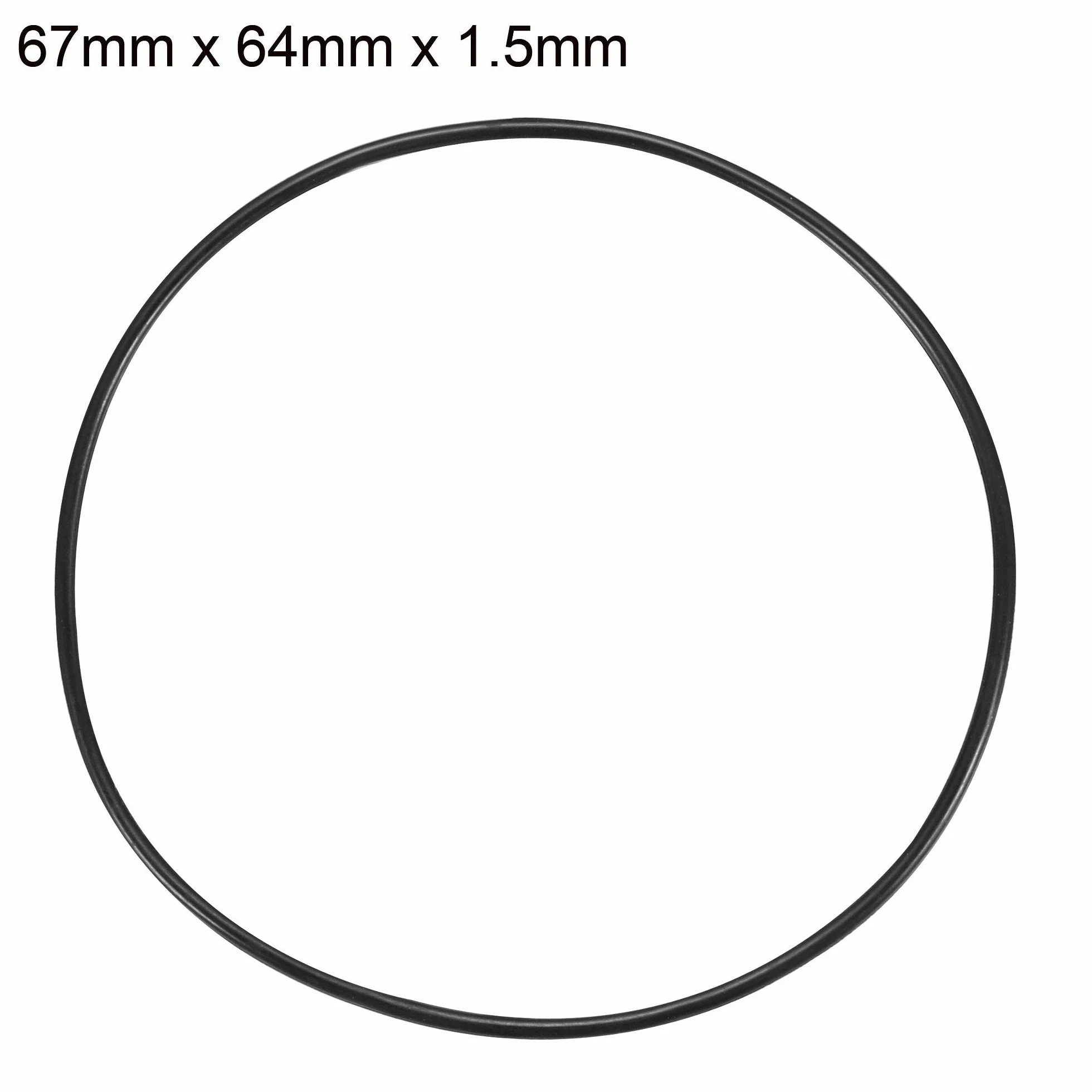 sourcing map Uszczelka O-Ring Kauczuk Nitrylowy 67mm AD 64mm ID 1.5mm