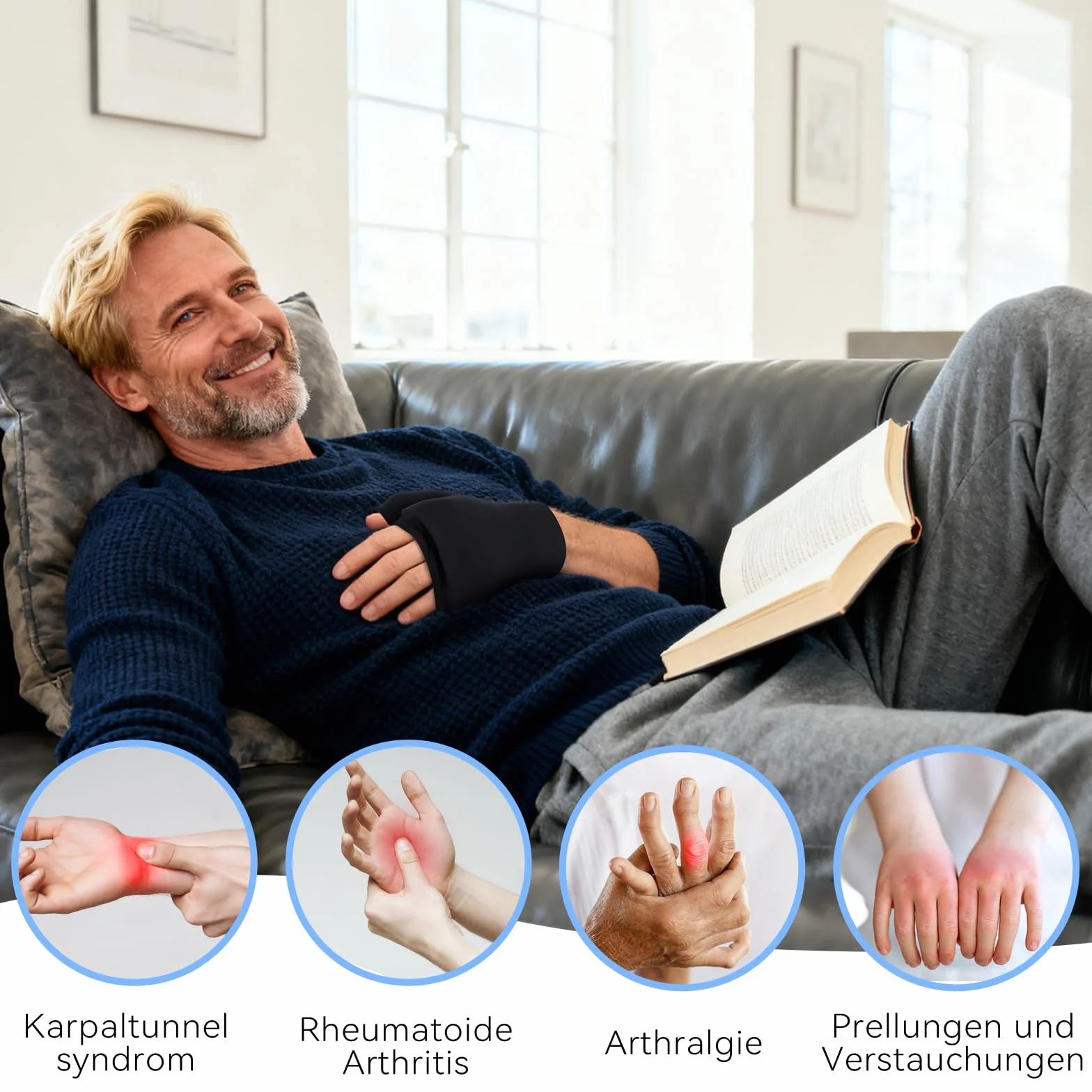 Żelowe rękawice chłodzące do chemioterapii