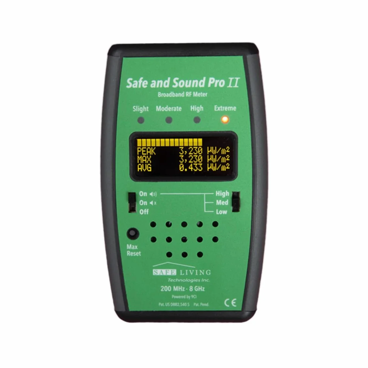 Safe & Sound Pro II detektor RF pomiar promieniowania elektromagnetycznego miernik EMF