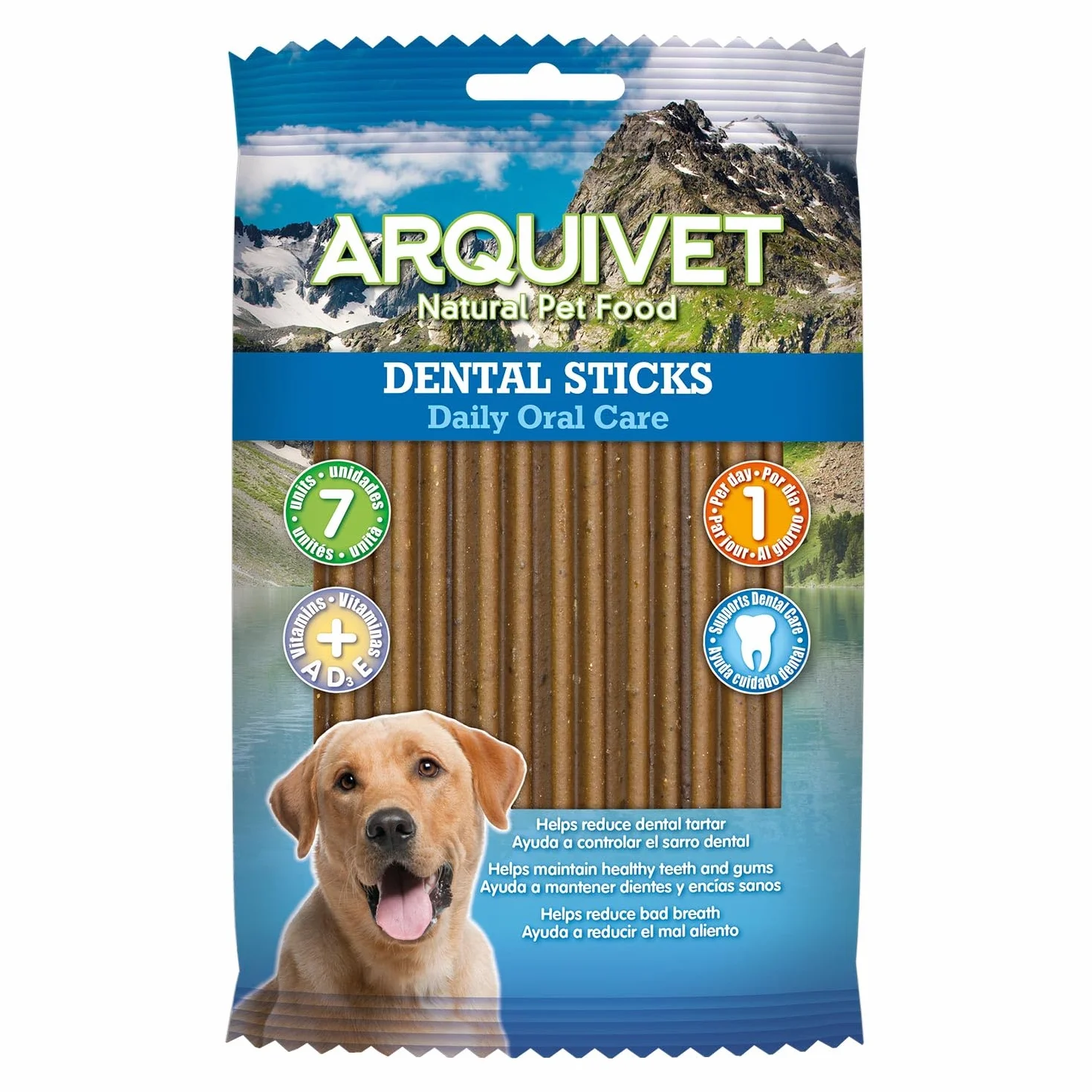 Arquivet Dental Przekąski dla psów, Brązowy, 28 Sztuka (Pakiet 1)