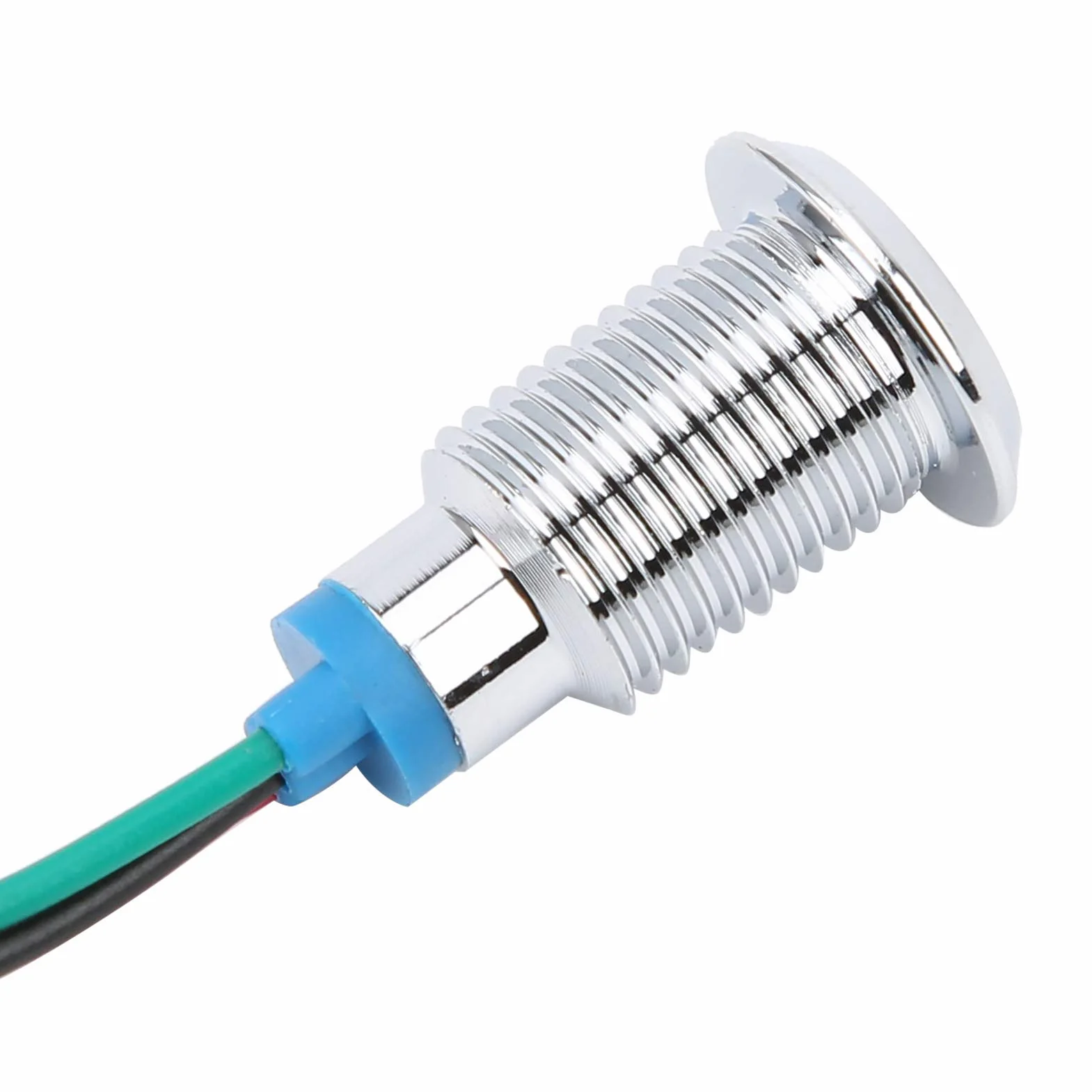 Okrągłe Diody LED z Okablowaniem, 4 Zestawy Lampka Kontrolna LED 10 Mm 12 V do 24 V Podwójne Kolory Wspólna Katoda Wstępnie Okablowana Lampka Kontrolna LED (reg, Domowe żarówki LED (czerwony zielony)