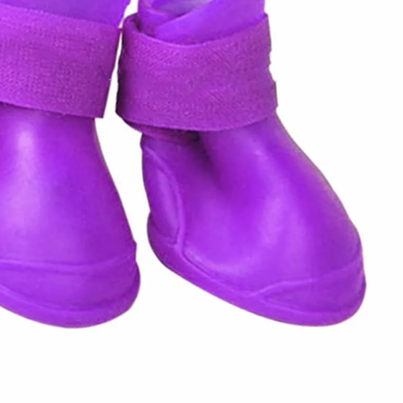 Buty dla Psów, 4PCS S DOG BOTS Buty do Gorącego Chodnika z Zagęszczonym Bez Poślizgu Lekkie Miękkie Wodoszczelne na Deszcz (S)
