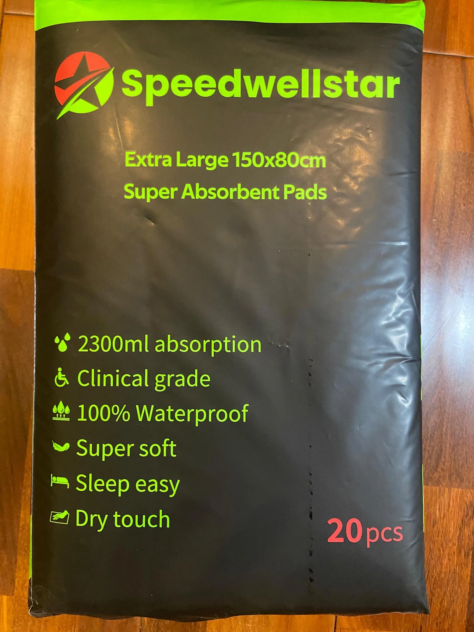 Podkłady treningowe dla psów bardzo duże 150 x 80 cm super chłonne 2300 ml – Maty higieniczne dla szczeniąt i dorosłych psów, bezzapachowe, opakowanie 120 sztuk od Speedwellstar