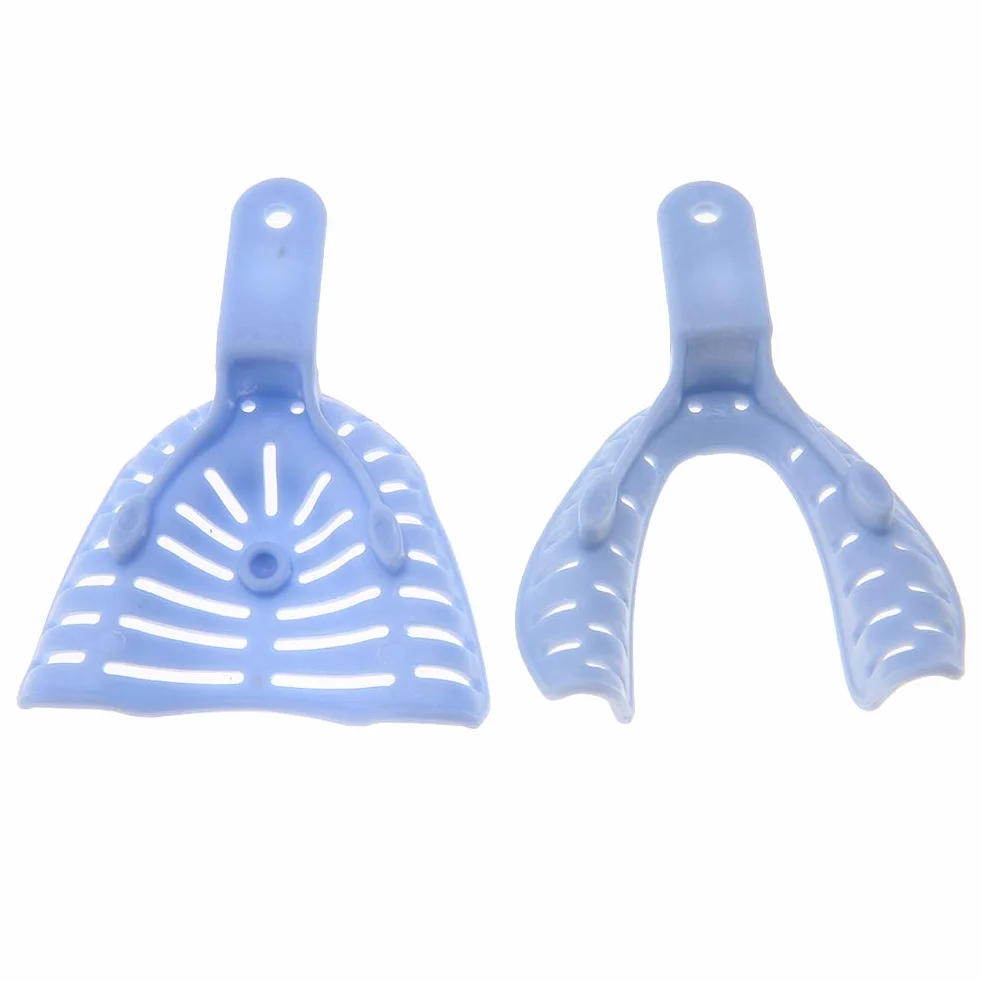 ViaGasaFamido 6 szt. tackek dentystycznych, tworzywo sztuczne, impression trays zęby uchwyt na materiał mieszany losowo kolor,M