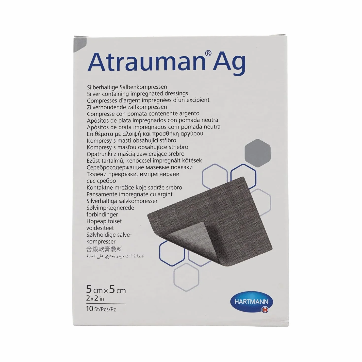 Atrauman AG Silver Plaster 5 x 5 cm (10 szt.)
