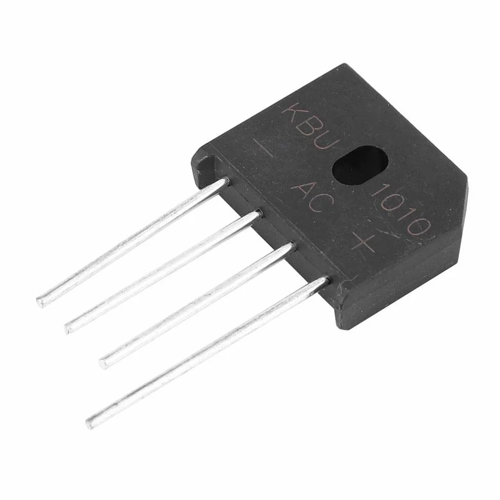KBU1010 Brückendiodengleichrichter 10A 1000V 4-polig für Netzteil-Einstellschalter(5pcs)