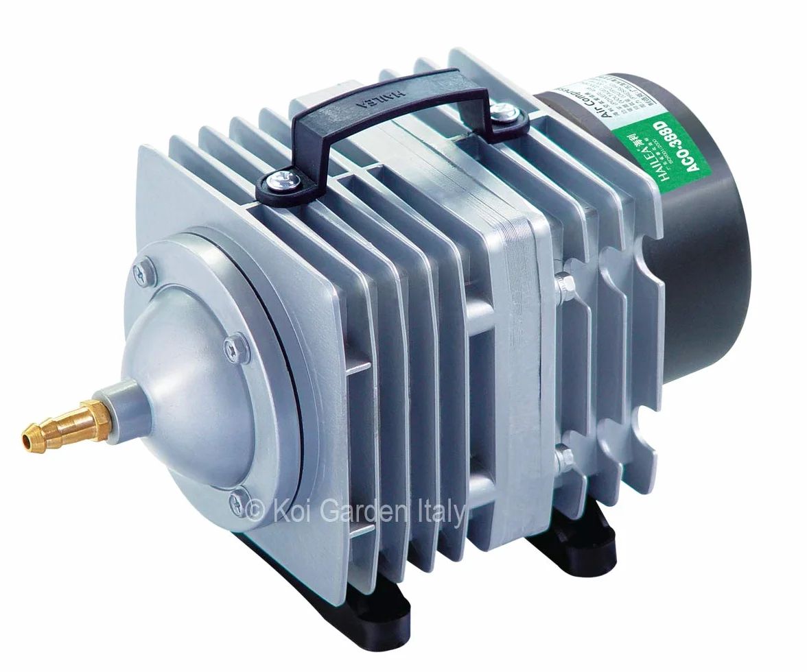 Pompa powietrza Hailea, tlener do akwarium i stawu ACO 388D, do 4800 l/h, pompa tłokowa
