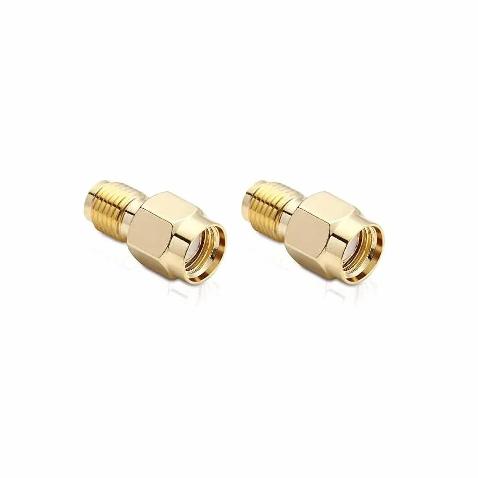 Conecto Adapter SMA RP-SMA pozłacany zestaw 2 sztuk