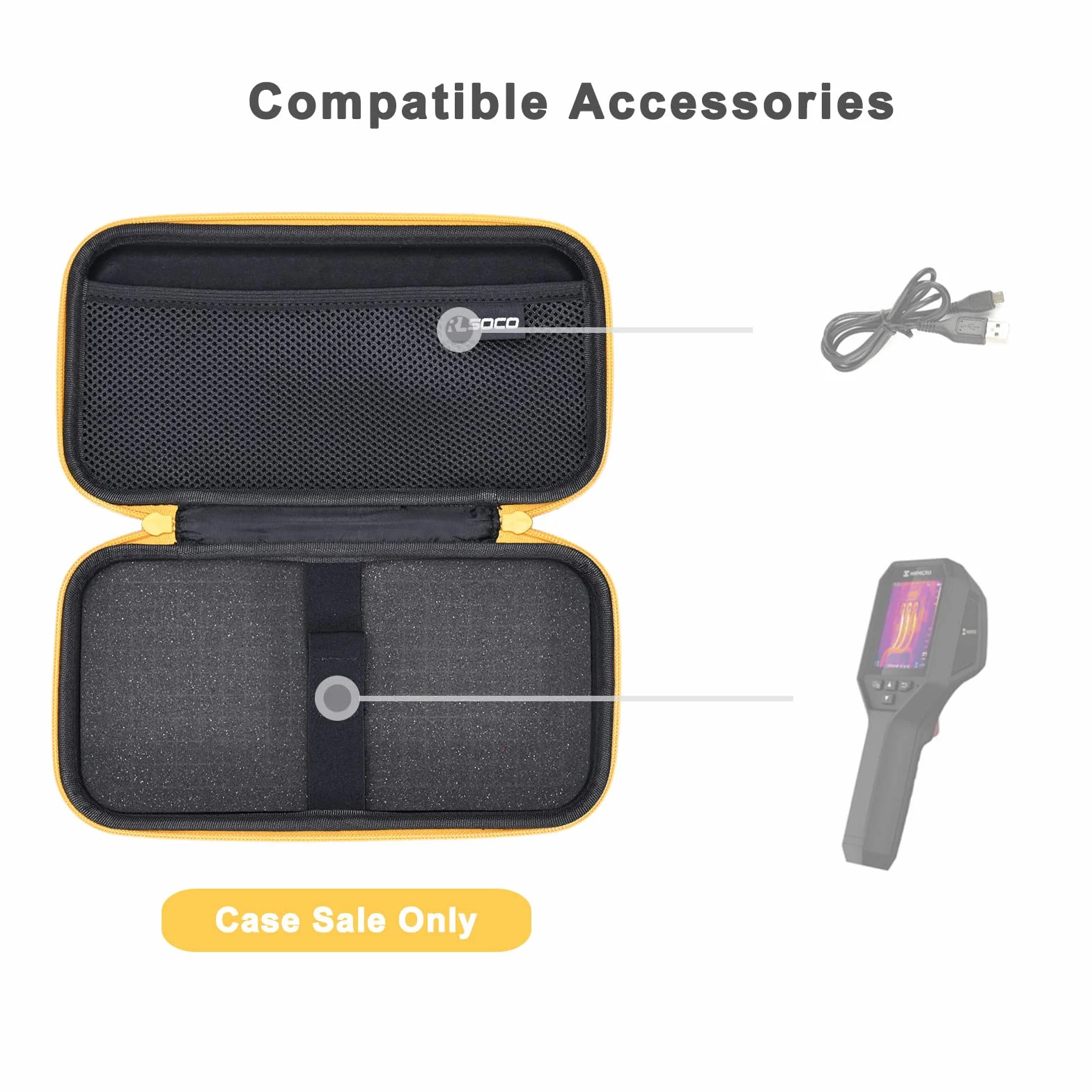 RLSOCO Etui do FLIR TG165-X TG267 TG275 Kamera termiczna Fluke VT04A