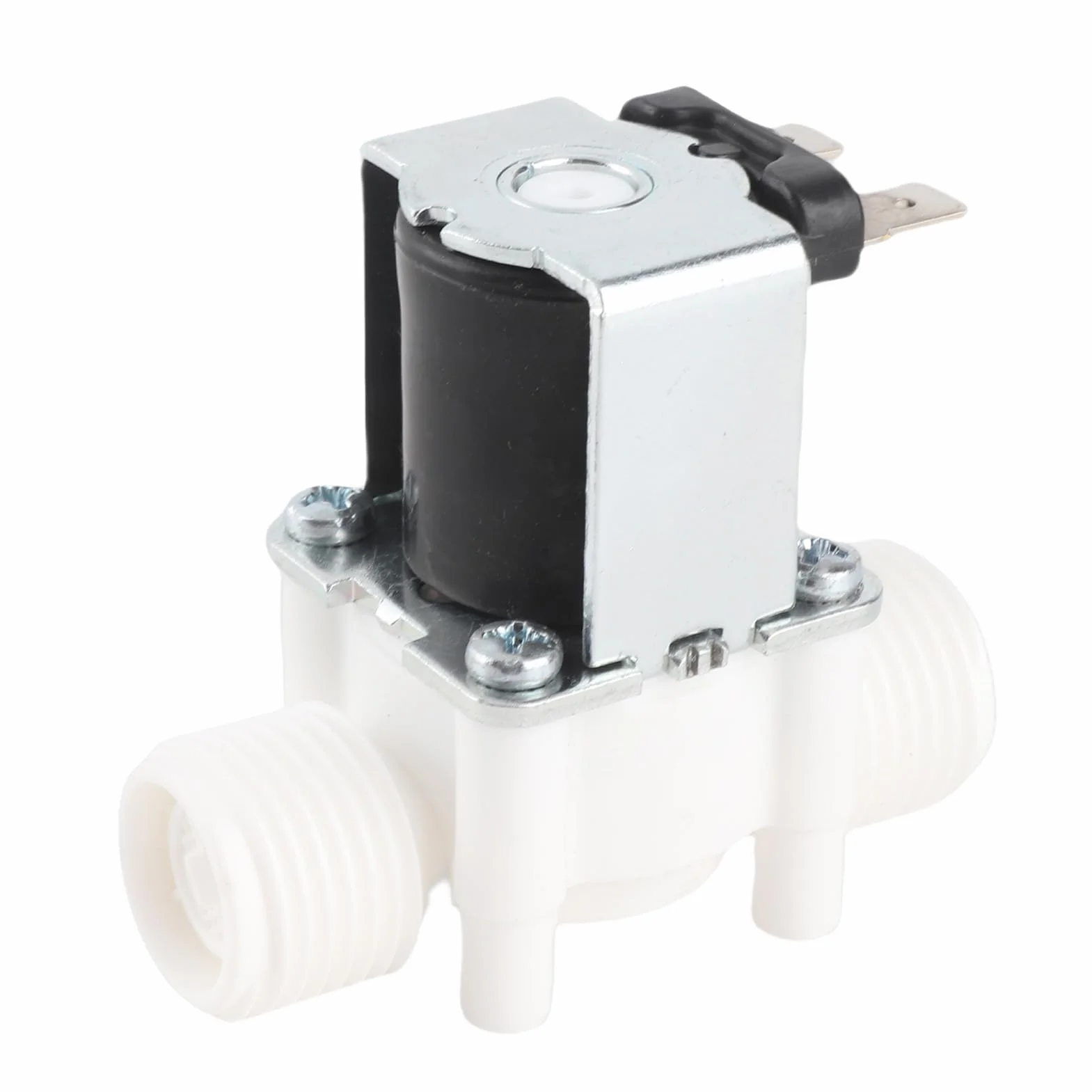 -270A G1 / 2 "NC/Normalnie Zamknięty Elektromagnetyczny Zawór Wodny, Plastikowy Elektryczny Zawór Elektromagnetyczny Wlotowy do Dozowania Wody DC12V