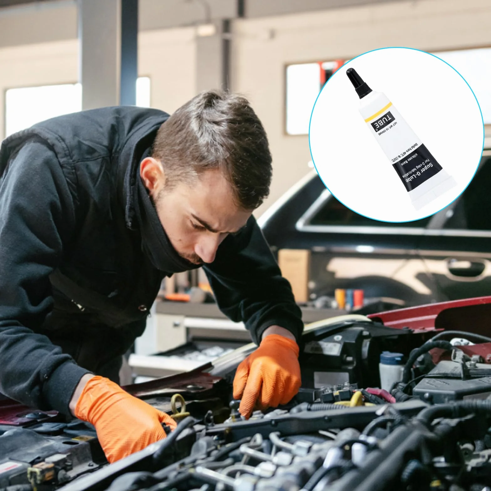 silikonowy smar do kranów, automatycznych ekspresów do kawy, maszyn i latarek, 4 sztuki 10 g