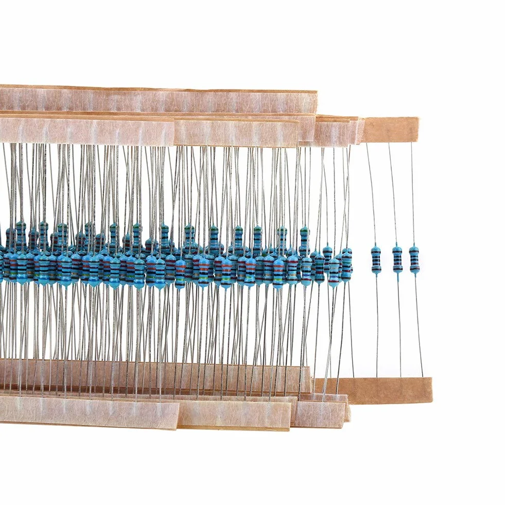 1280 stücke 1 / 4W Widerstand Kit Sortiment, 64 Werte ohm Metallschichtwiderstände Sortiment Komponenten Kit Set 1-10 Mt