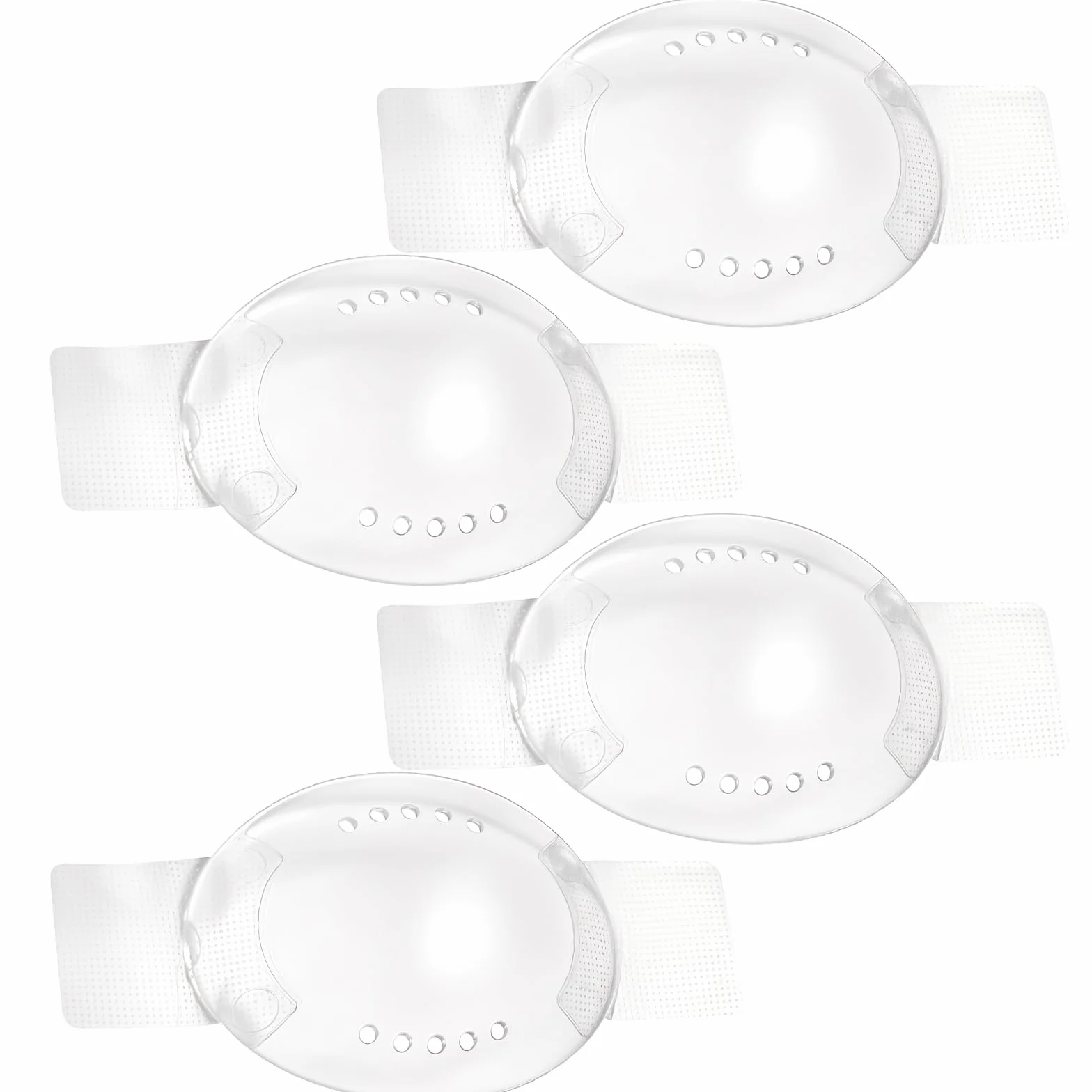 Plastikowa osłona oczu, samoprzylepna, przezroczysta opaska na oko, osłona na oko, oddychająca ochrona oczu po operacji, dla pacjentów, mężczyzn, kobiet, materiały do pielęgnacji oczu po operacji, 4