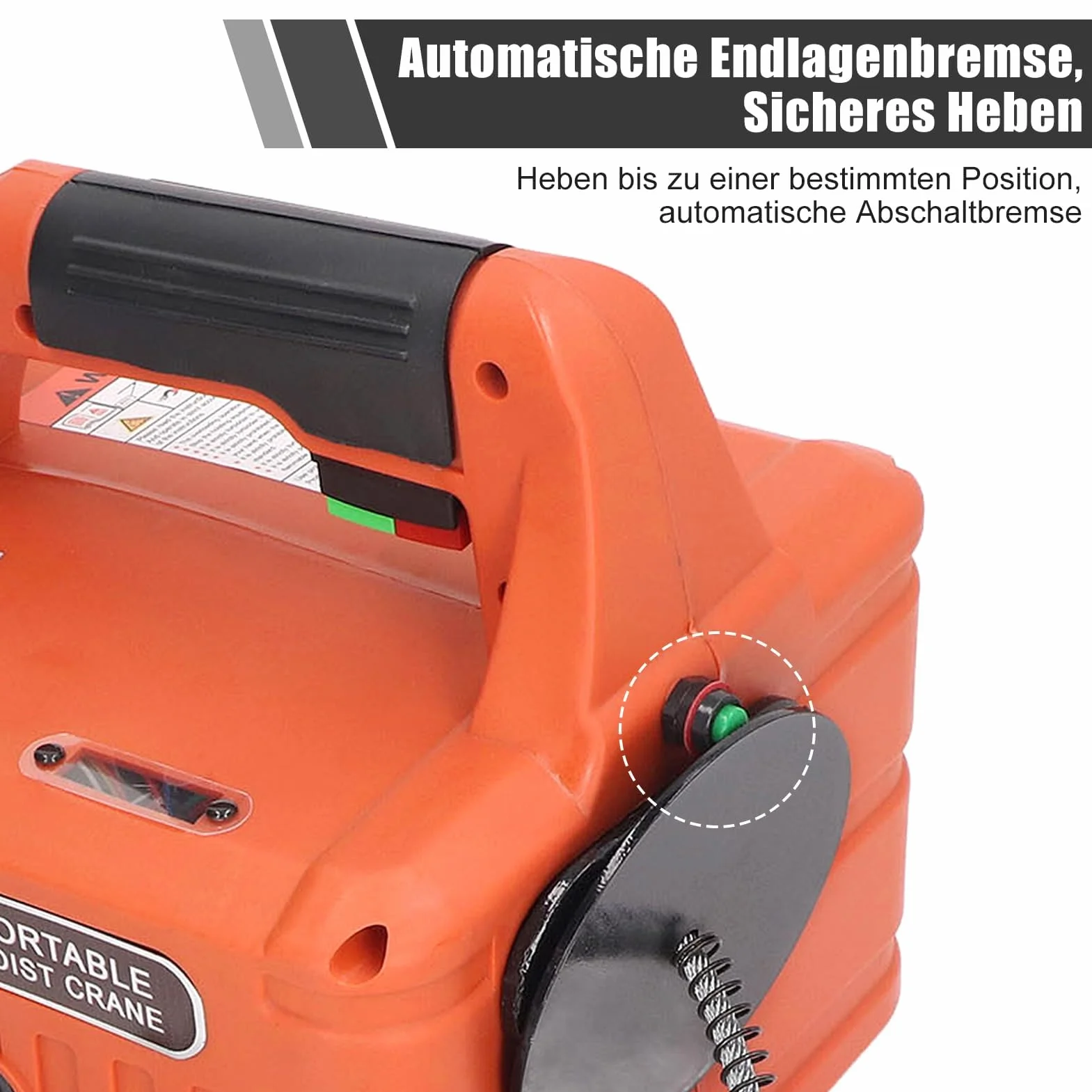 Elektryczna Wciągarka Linowa 500 kg z Bezprzewodowym Pilotem, Wysokość Podnoszenia 7,6 m