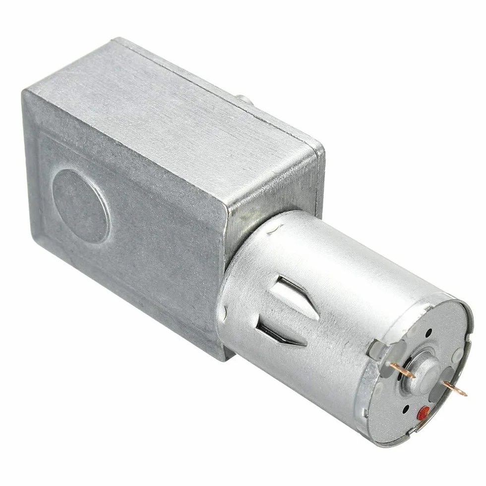 DollaTek JGY370 DC 12 V 90 obr./min dwustronny turbo ?limakowy silnik pr?du sta?ego o wysokim momencie obrotowym