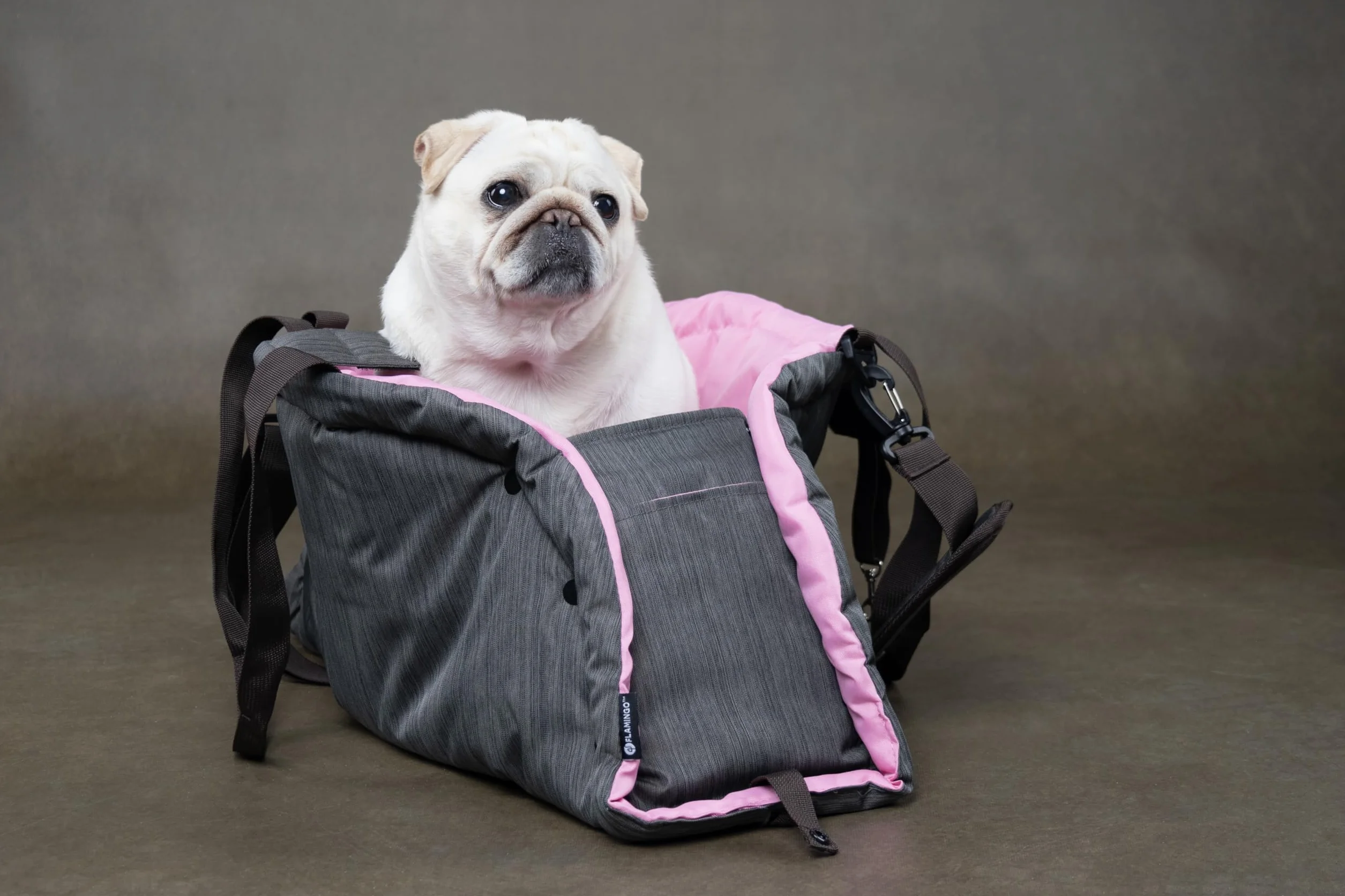 Torba transportowa Puppy Xenos 2 w 1 Szarobrązowa 62x26x28CM