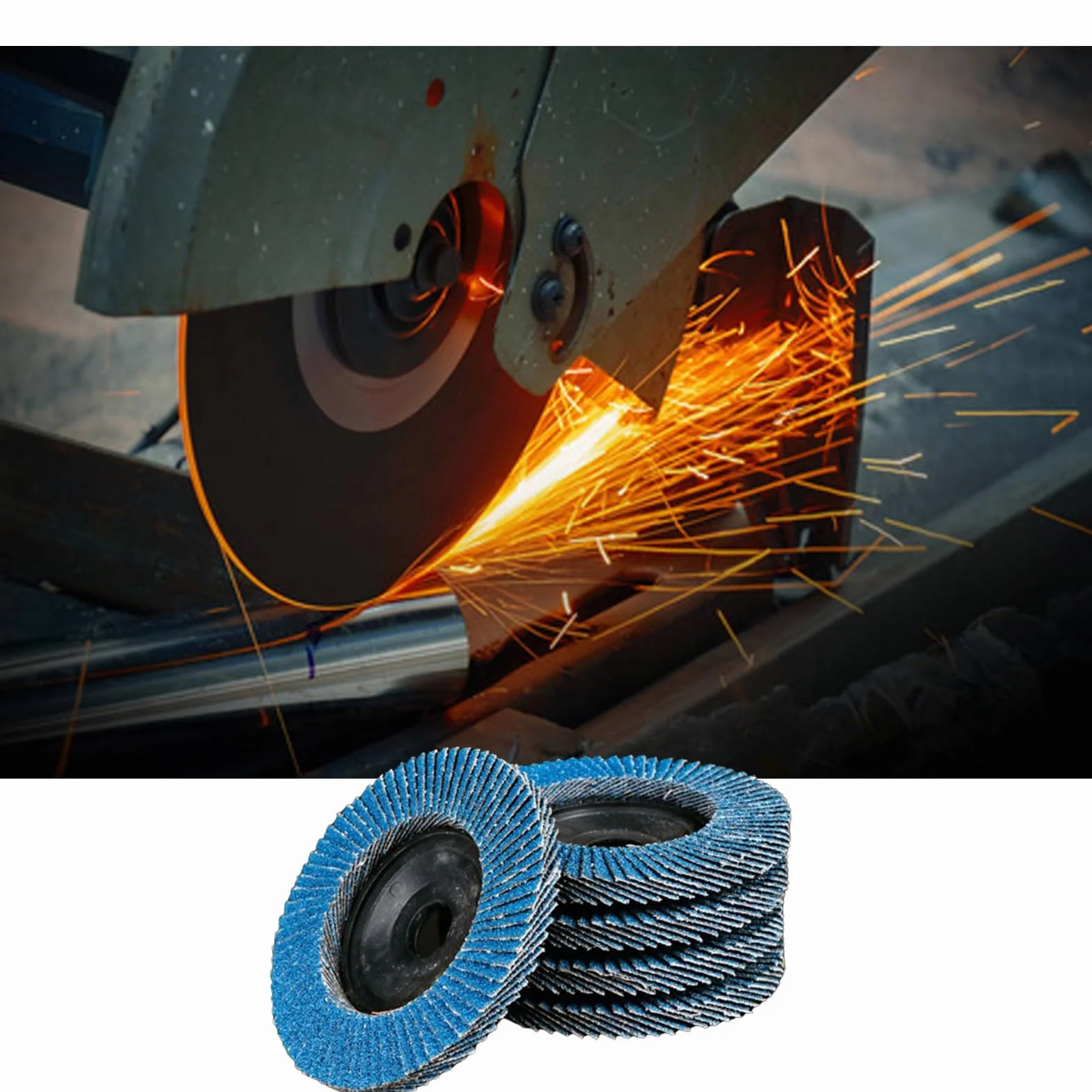 12 sztuk tarcz wachlarzowych, krążków szlifierskich, talerzyków szlifierskich, 75 mm, ziarnistość 40/60/80/120, zestaw lameli do metalu, stali, drewna, tarczy szlifierskiej, mopa szlifierskiego