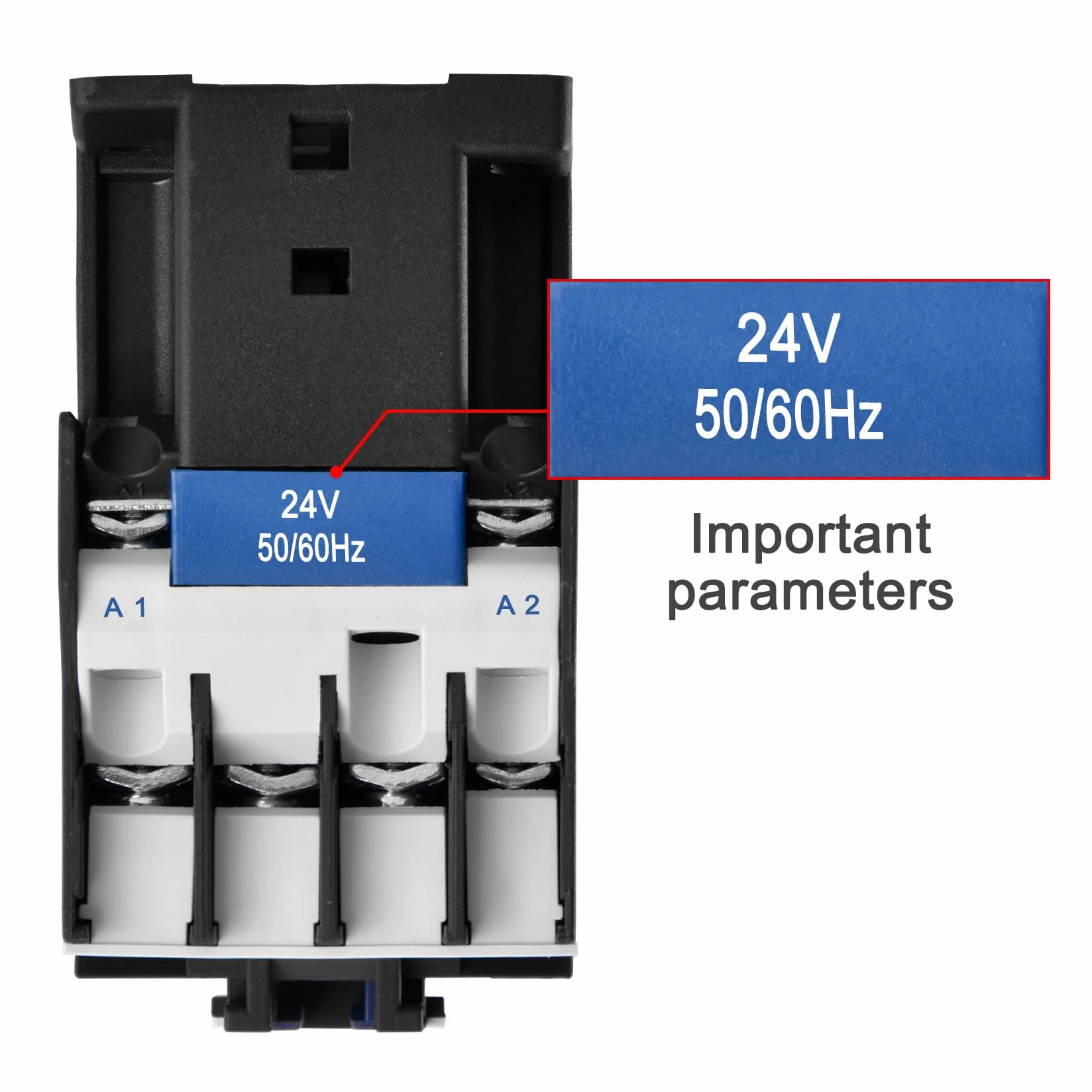 Heschen CJX2-1210 24V 50/60Hz 3-biegunowa stycznik cewka 12A 380V