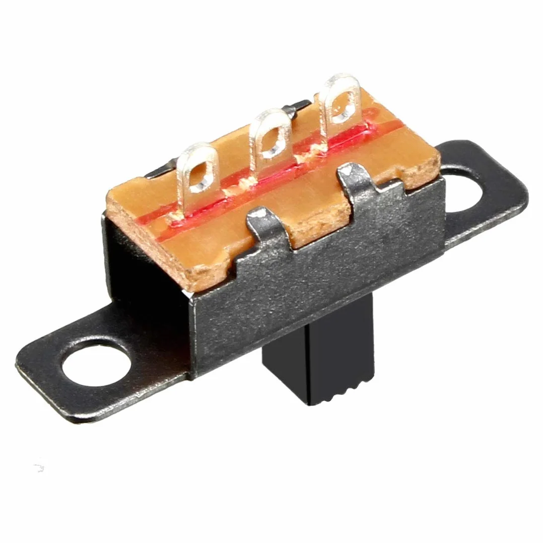 Przełącznik SPDT 6 mm 25 szt. panel PCB blokujący