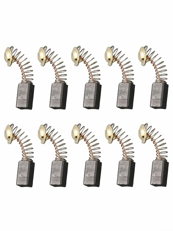 10 szczotek węglowych do wiertarki udarowej Guild PDH26G, 1000 W, 6,5 x 7,5 x 12 mm, niezbędny dodatek do elektronarzędzi i przywracania hamulca elektrycznego