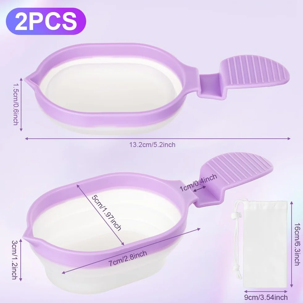 ASESY Wielorazowe kubki na mocz, 2 szt. składanych kubeczków do pobierania moczu, 50 ml kubeczków na próbkę moczu do testu owulacyjnego w ciąży, łatwe w użyciu i czyszczeniu