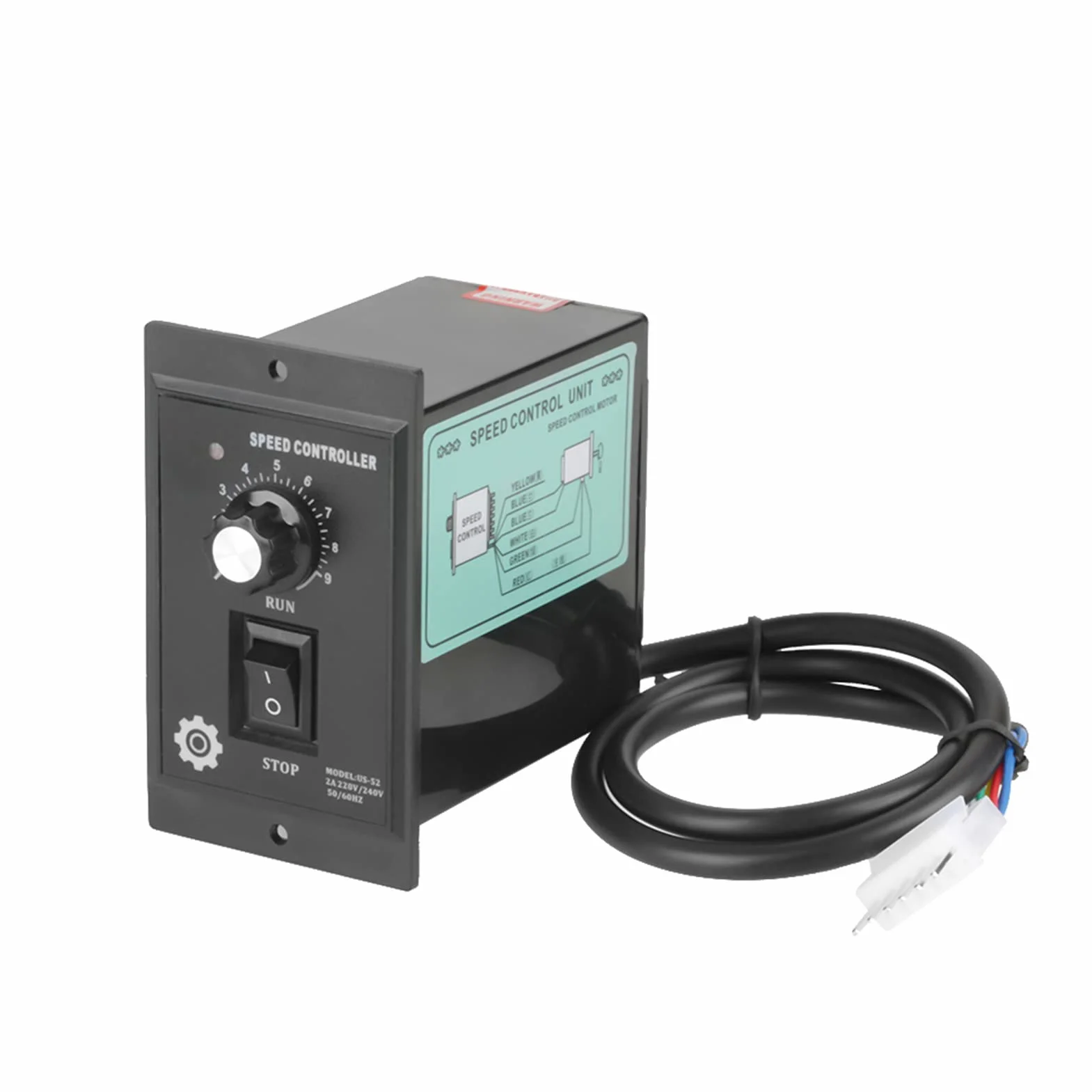 Regulator prędkości silnika 400W AC 220V Elektryczny regulator prędkości Pinpoint Jednostka kontroli prędkości do pakowania, drukowania, elektroniki, linii produkcyjnej