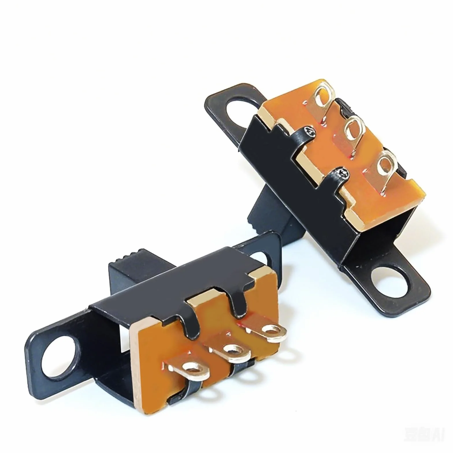 Zestaw 50 mini przełączników kołyskowych SPDT 0,5A 50V DC 3 piny 2 pozycje SS-12F15