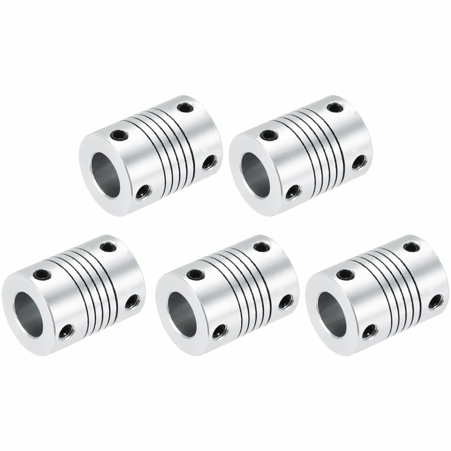QUARKZMAN Sprzęgło wału 10x10mm L25 D19 elastyczne do drukarki 3D CNC silnik krokowy