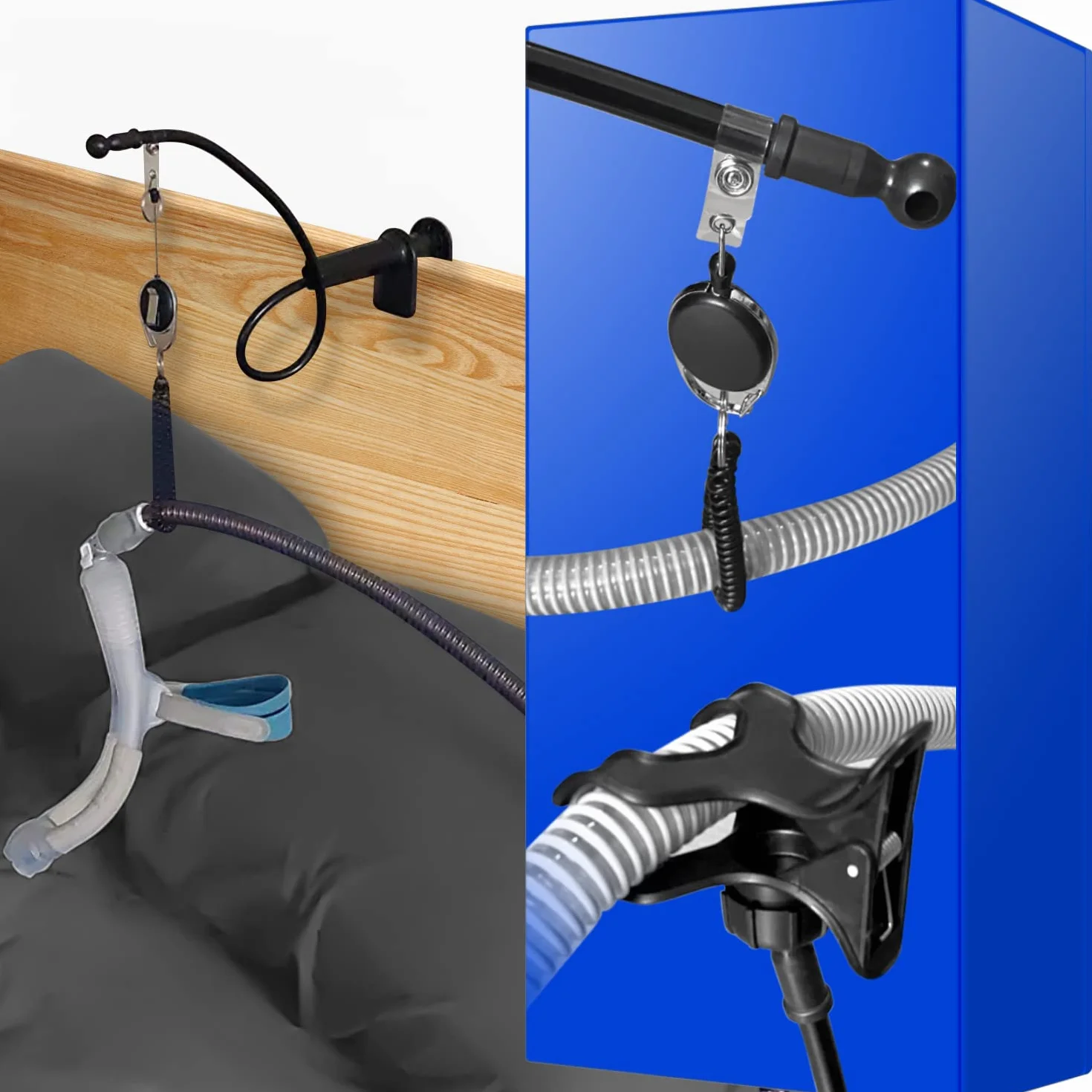 Cpap Hose Holder Hanger - Adjustable Hose Holder for Cpap Tube.